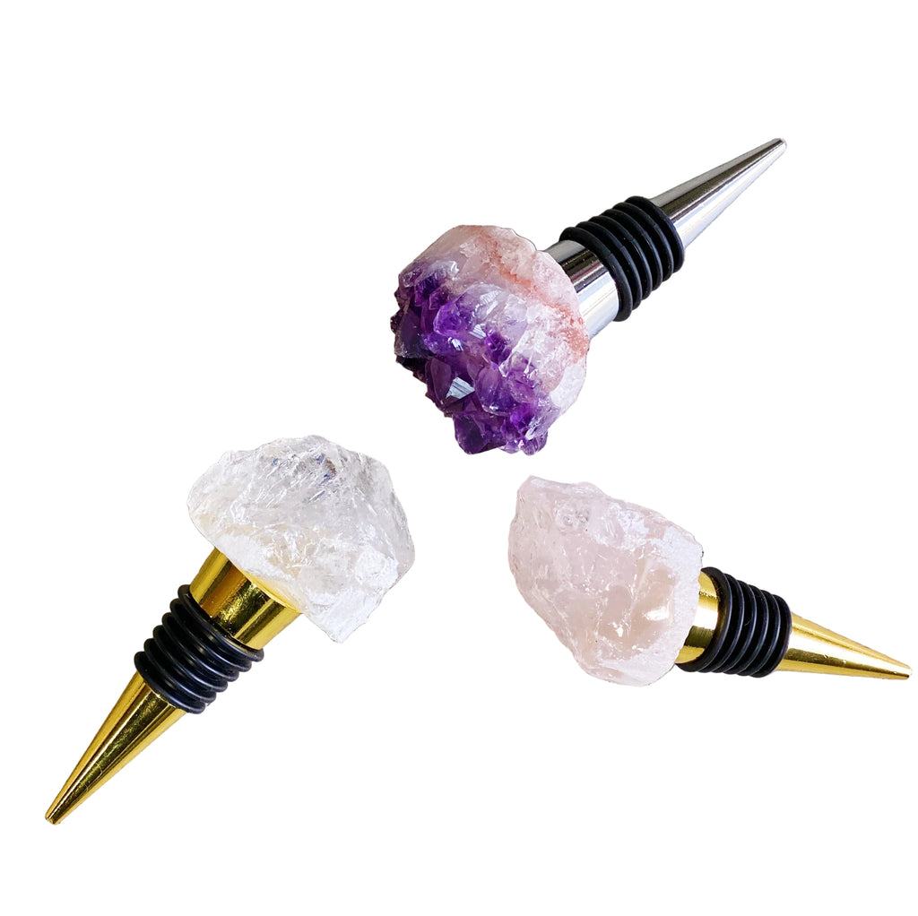 Crystal Stone Bottle Stopper