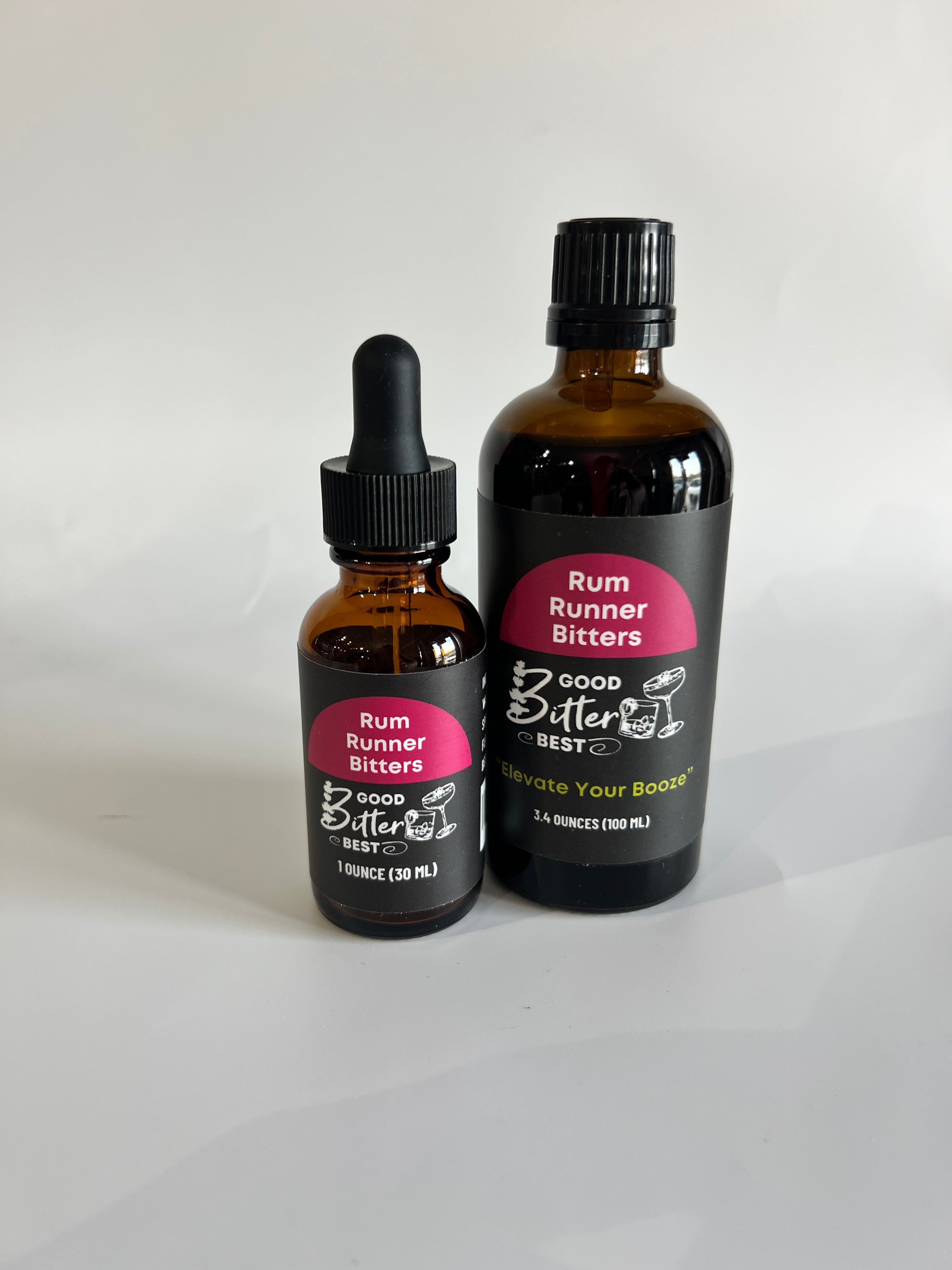 Rum Runner Tiki Bitters - Cardamom, Clove, Allspice & Hibiscus | 2 Sizes