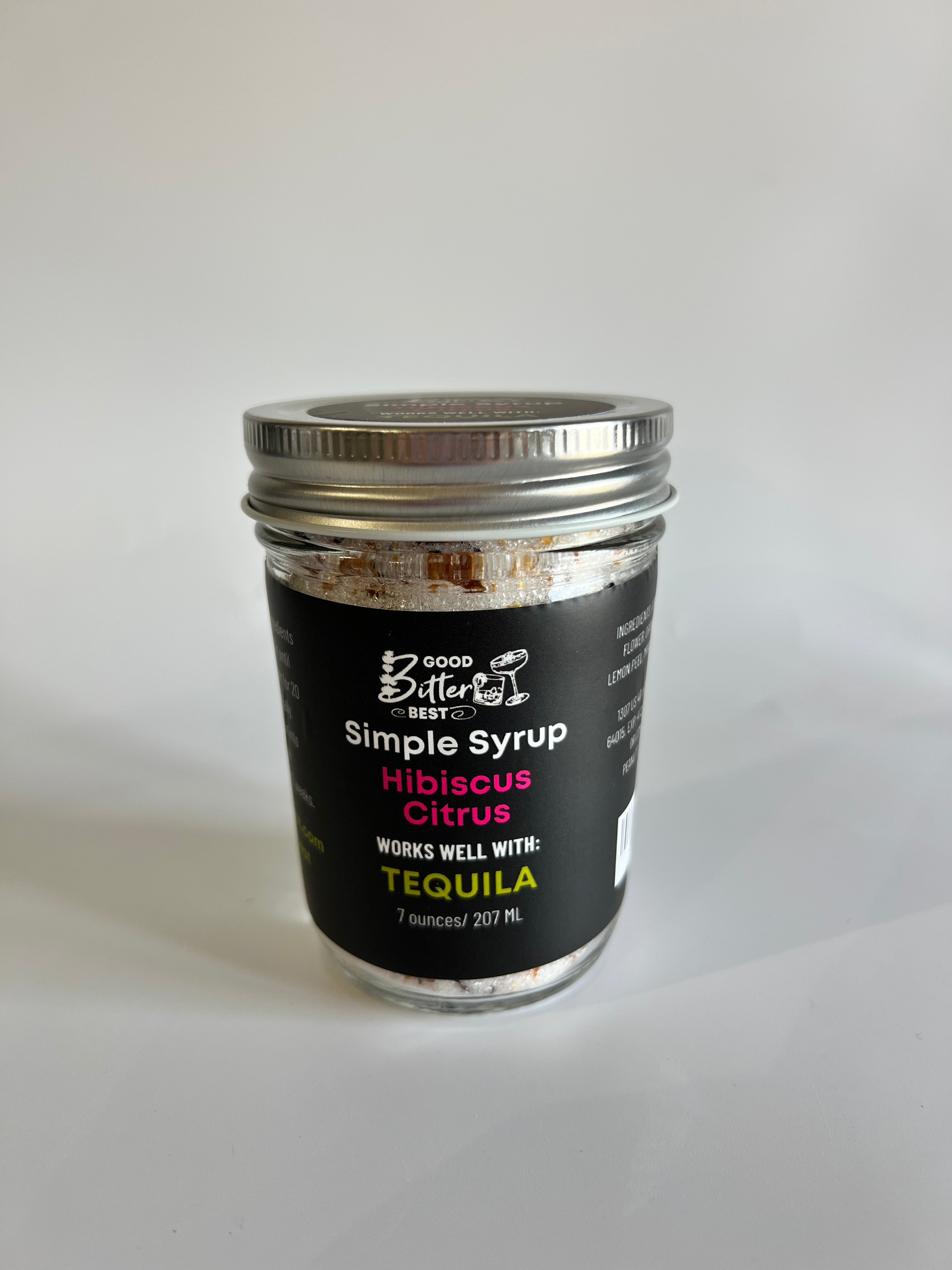 Hibiscus Citrus Simple Syrup Mix — Gourmet Cocktail Sweetener