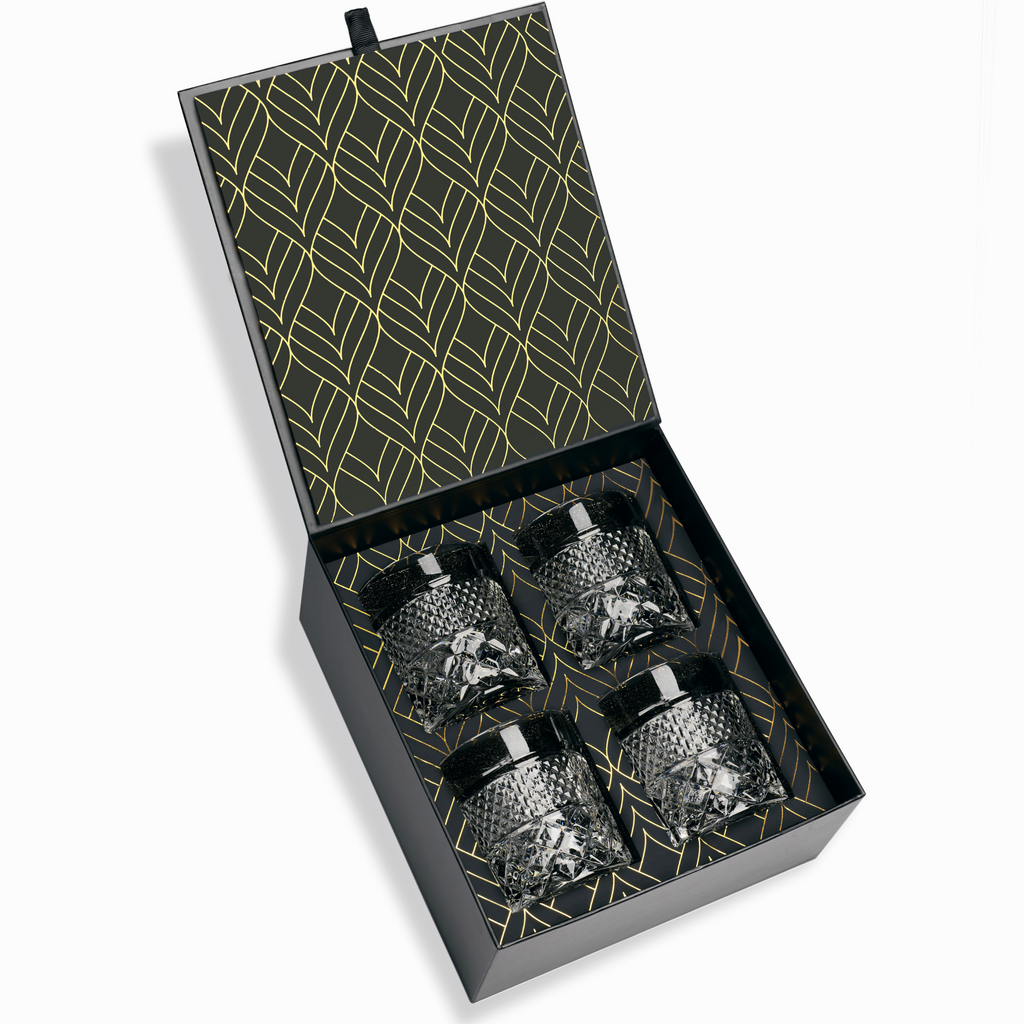 Admiral Whiskey Glasses – Set of 4 | The Privilege Collection Crystal Glassware
