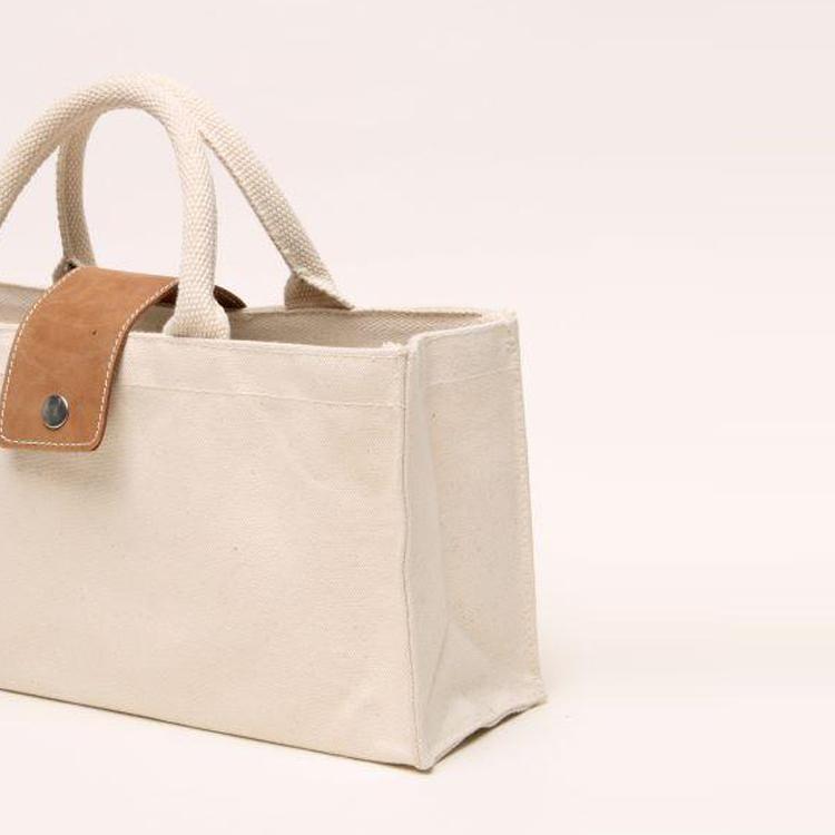 Carmel Single Bottle Wine Bag – Heavyweight Cotton Canvas with Leather Closure