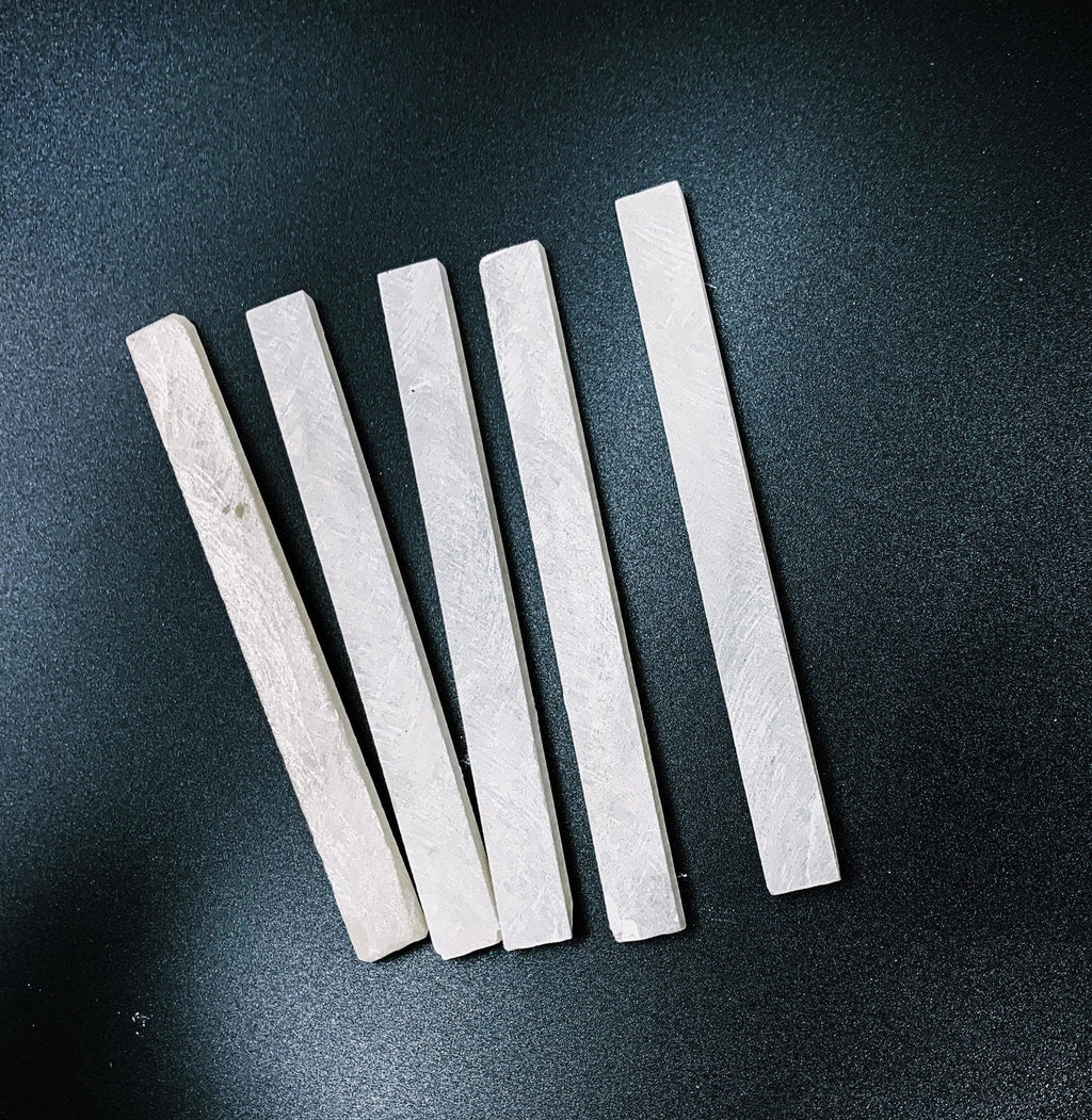 Handcrafted Gia Roma soapstone pencil to easily labeled and customized your slate coaster.