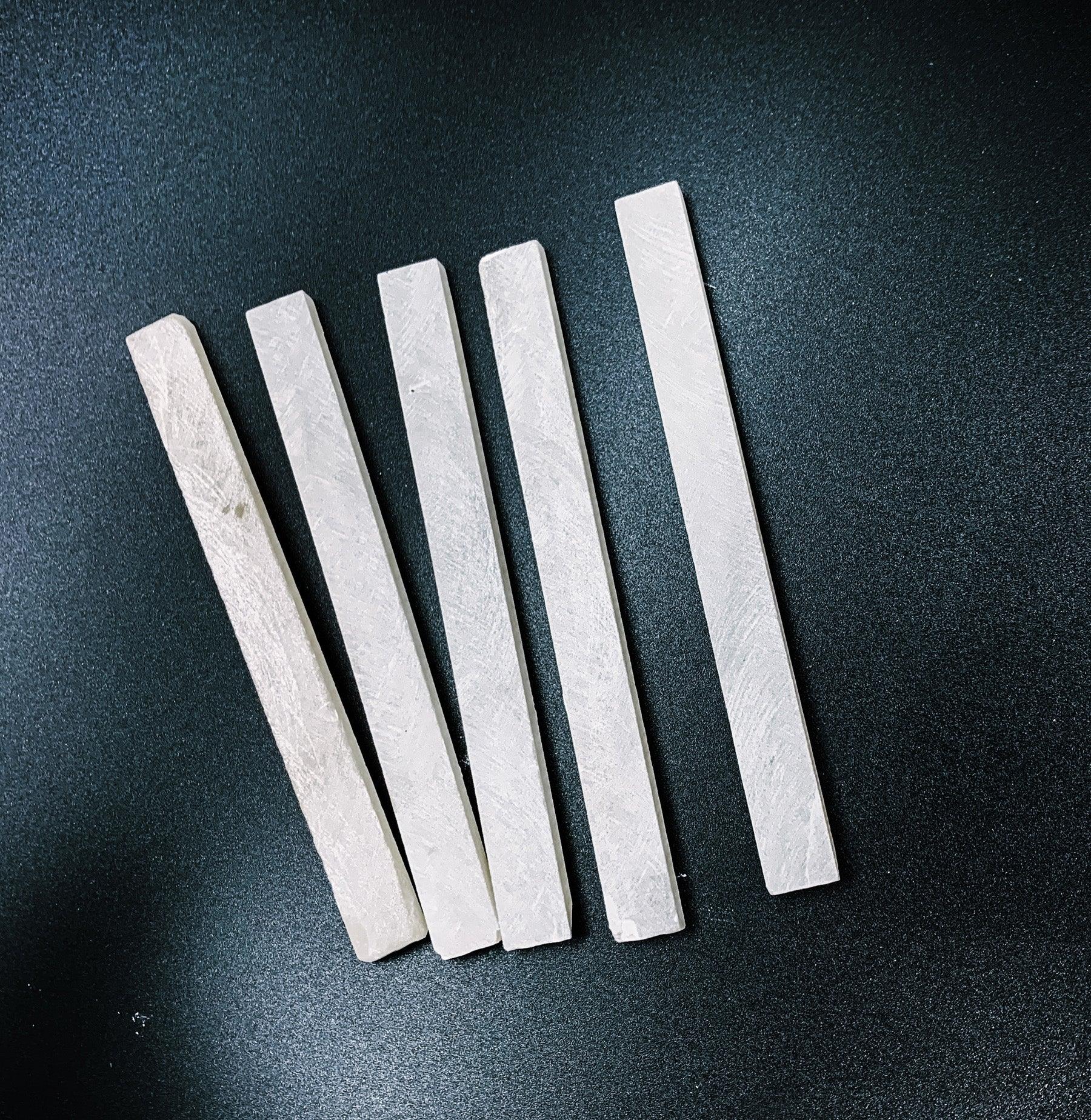 Handcrafted Gia Roma soapstone pencil to easily labeled and customized your slate coaster.