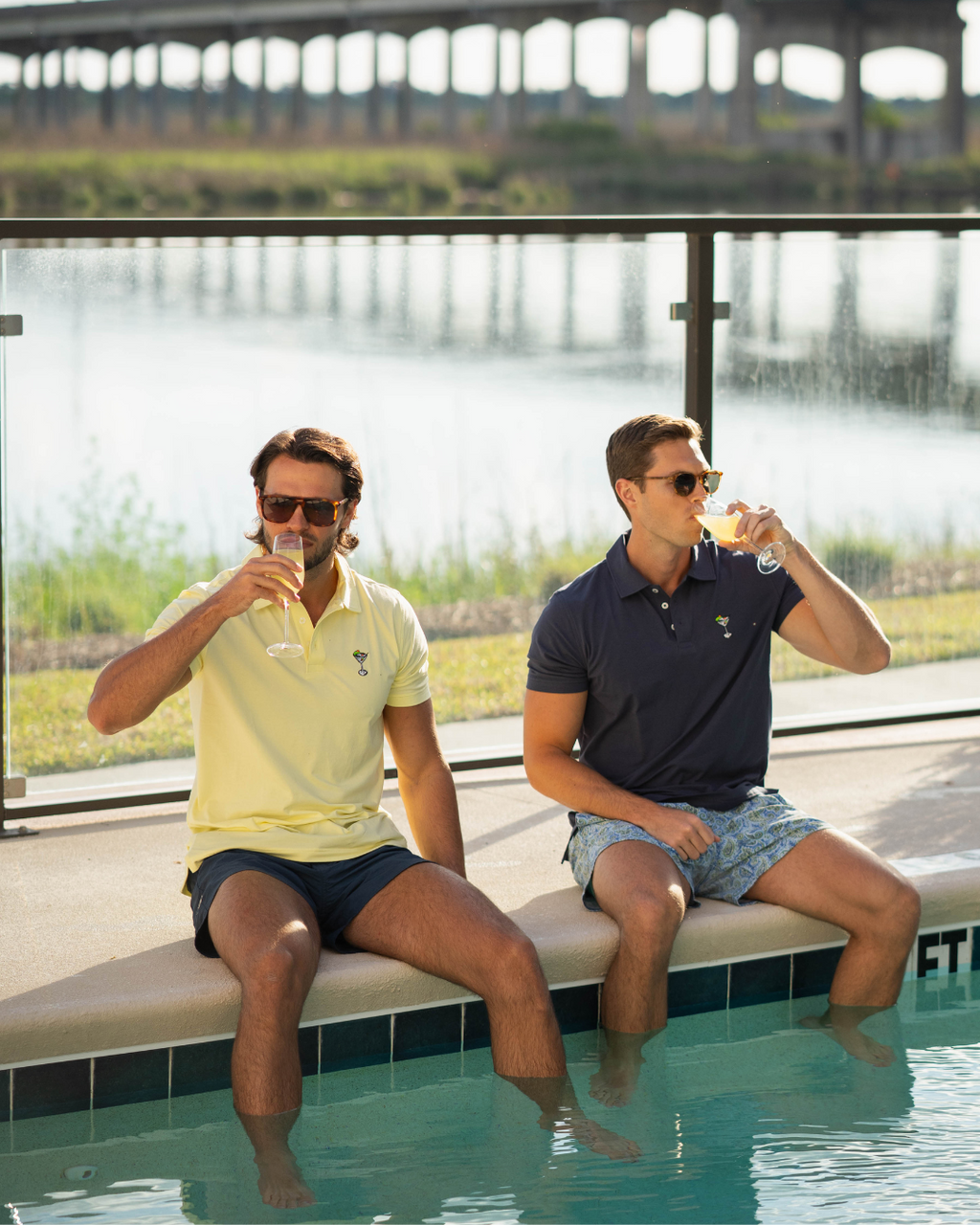 The Yacht Polo — Yellow Pear | Limited Edition | Marinas & Martinis