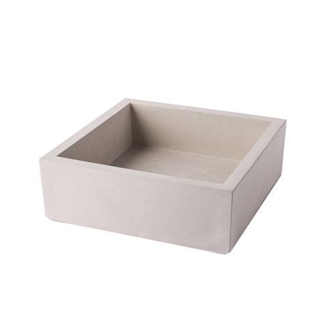 Concrete Cocktail Napkin Bin – Gray Bar Napkin Holder