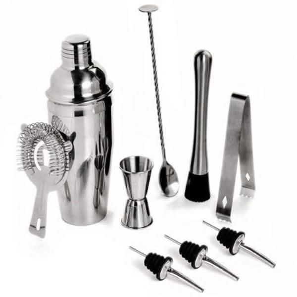 550 ML Stainless Steel Cocktail Shaker Kit – Complete Home Bar Mixology Set