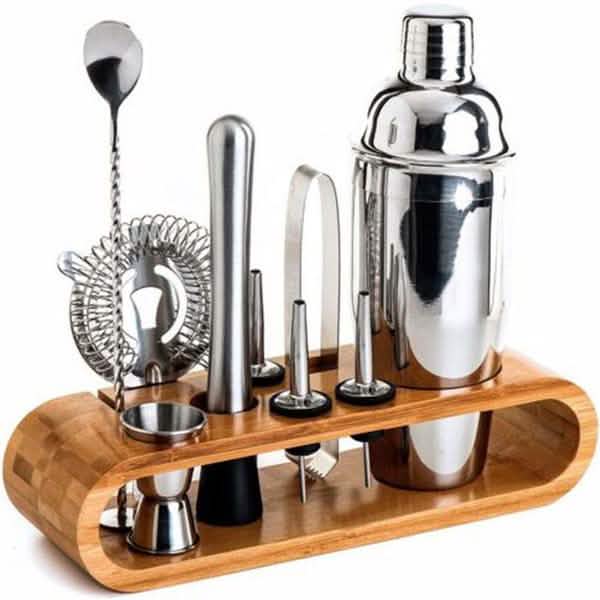 550 ML Stainless Steel Cocktail Shaker Kit – Complete Home Bar Mixology Set