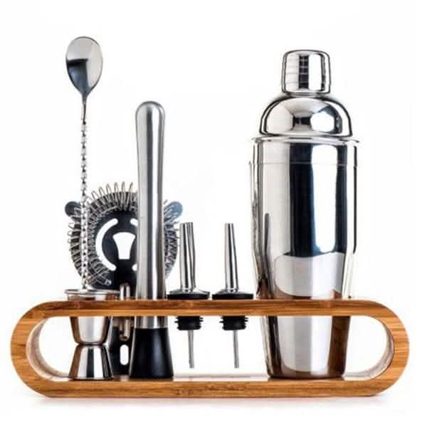 550 ML Stainless Steel Cocktail Shaker Kit – Complete Home Bar Mixology Set