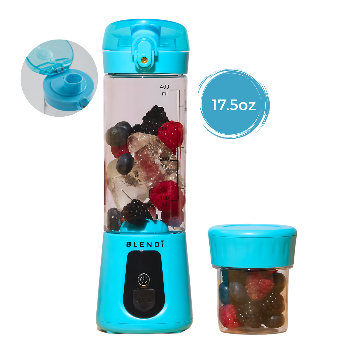 BLENDi Pro+ Portable Ice Crushing Blender – 17oz Cordless Blender