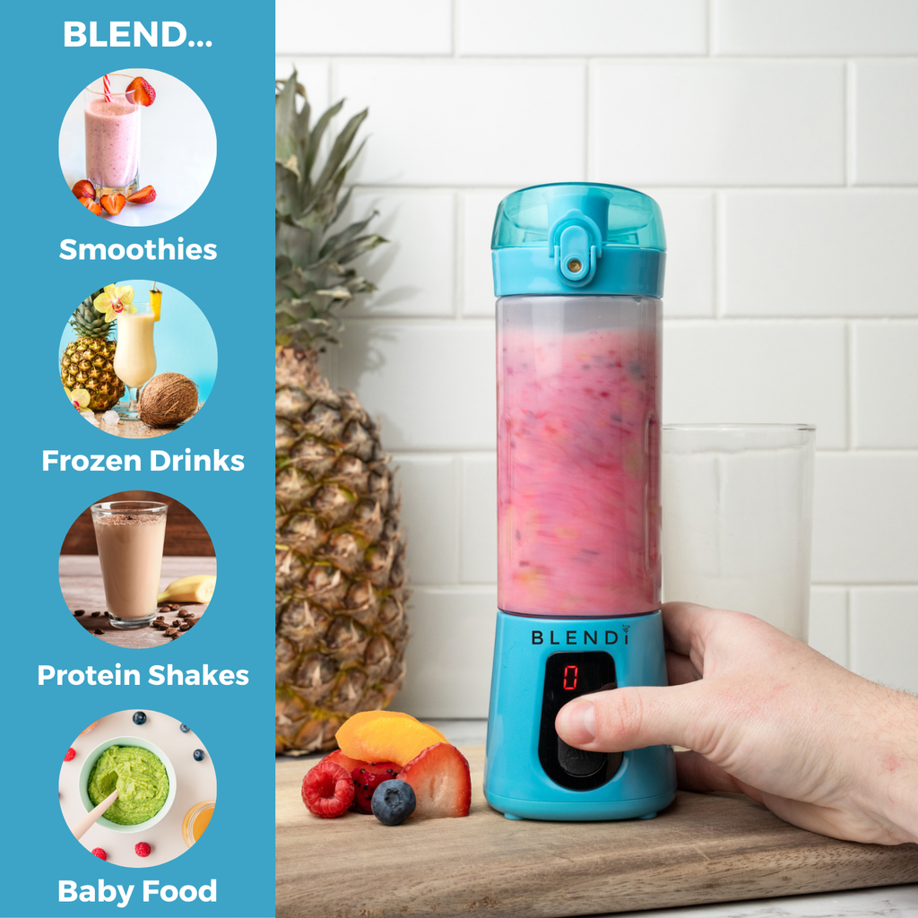 BLENDi Pro+ Portable Ice Crushing Blender – 17oz Cordless Blender