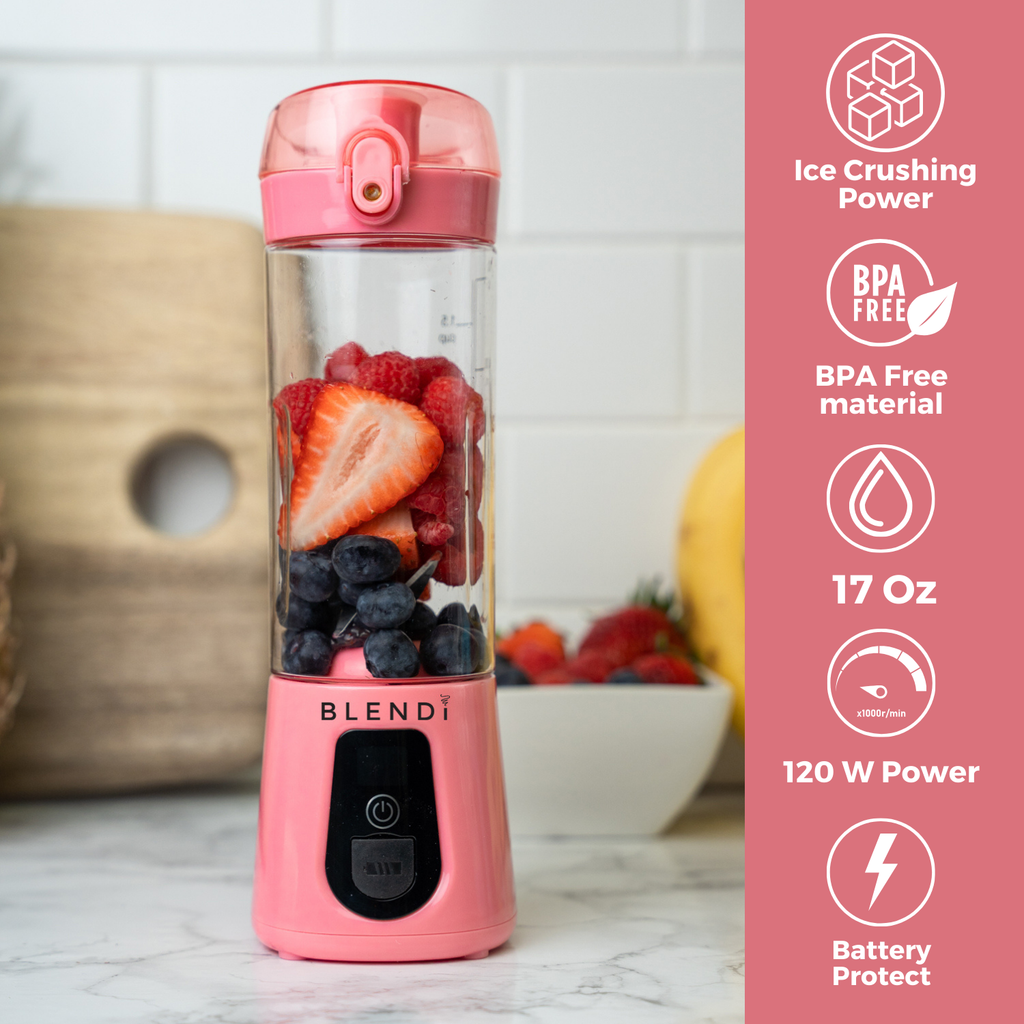 BLENDi Pro+ Portable Ice Crushing Blender – 17oz Cordless Blender