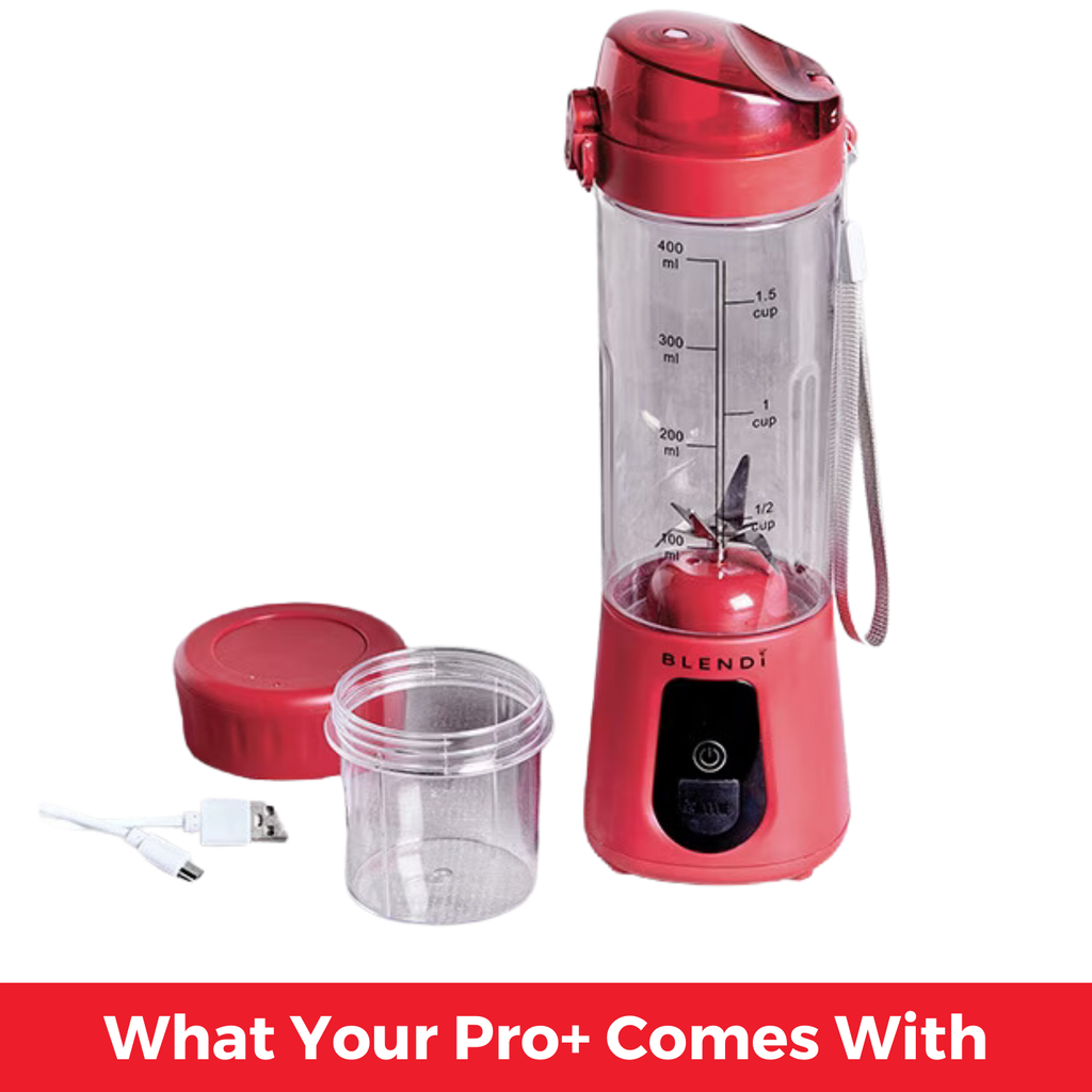 BLENDi Pro+ Portable Ice Crushing Blender – 17oz Cordless Blender