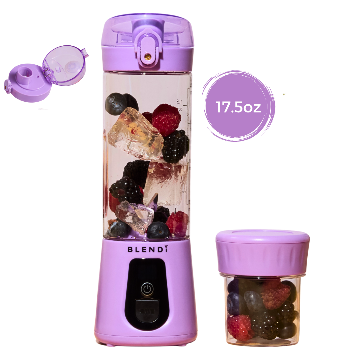 BLENDi Pro+ Portable Ice Crushing Blender – 17oz Cordless Blender