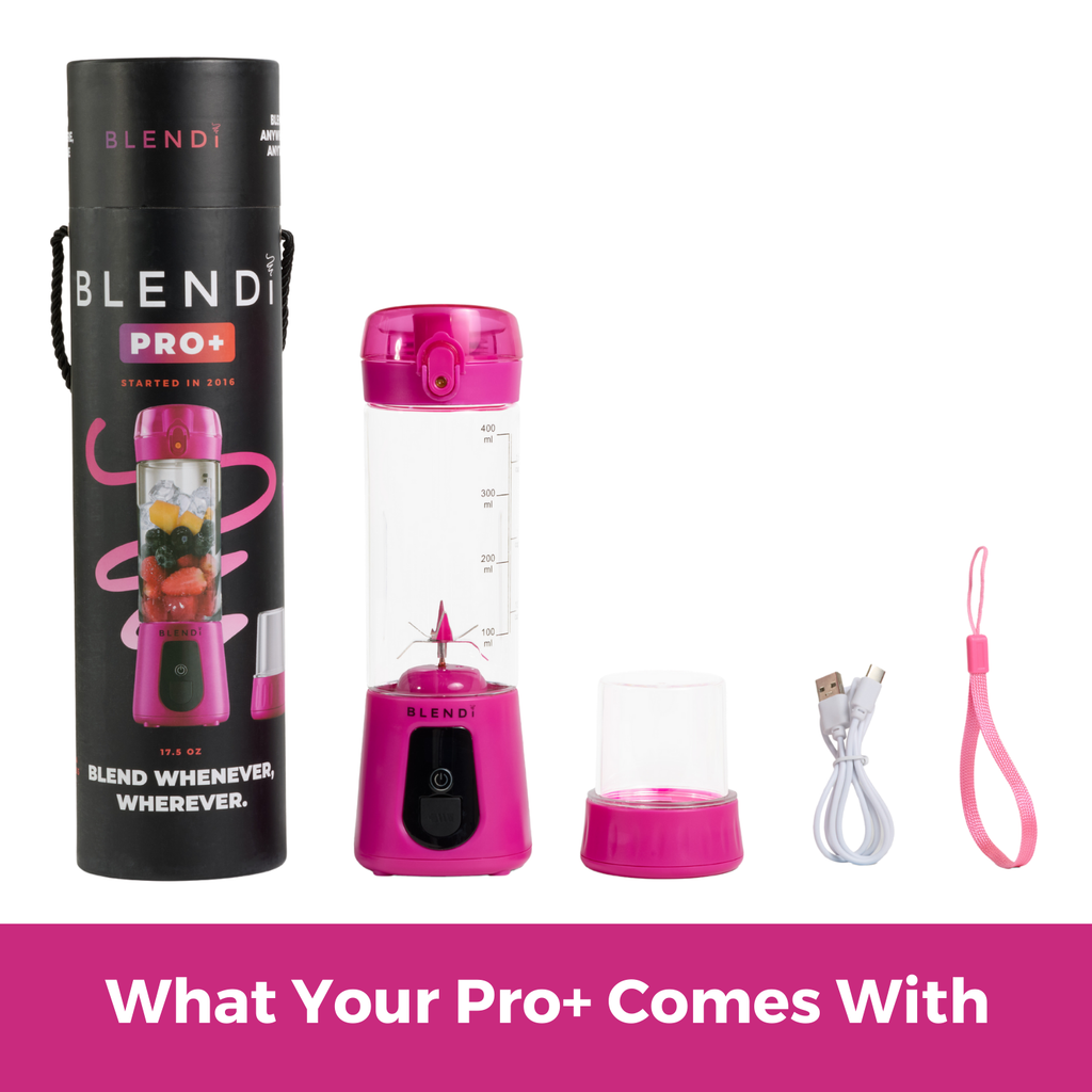 BLENDi Pro+ Portable Ice Crushing Blender – 17oz Cordless Blender