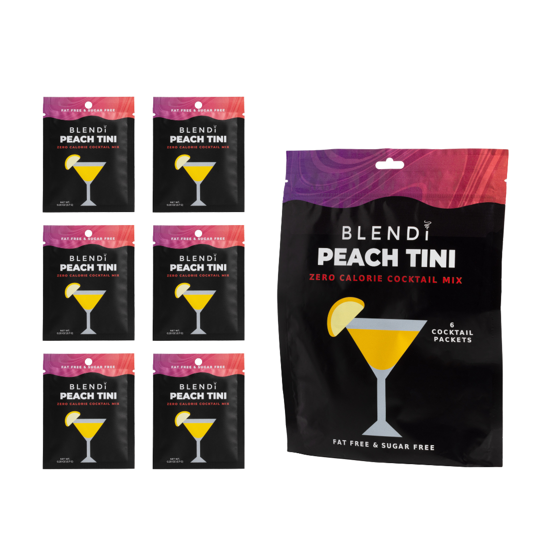 Skinny Mocktail Mixers – Zero Calorie Guilt-Free Drink Mix (6 Count)