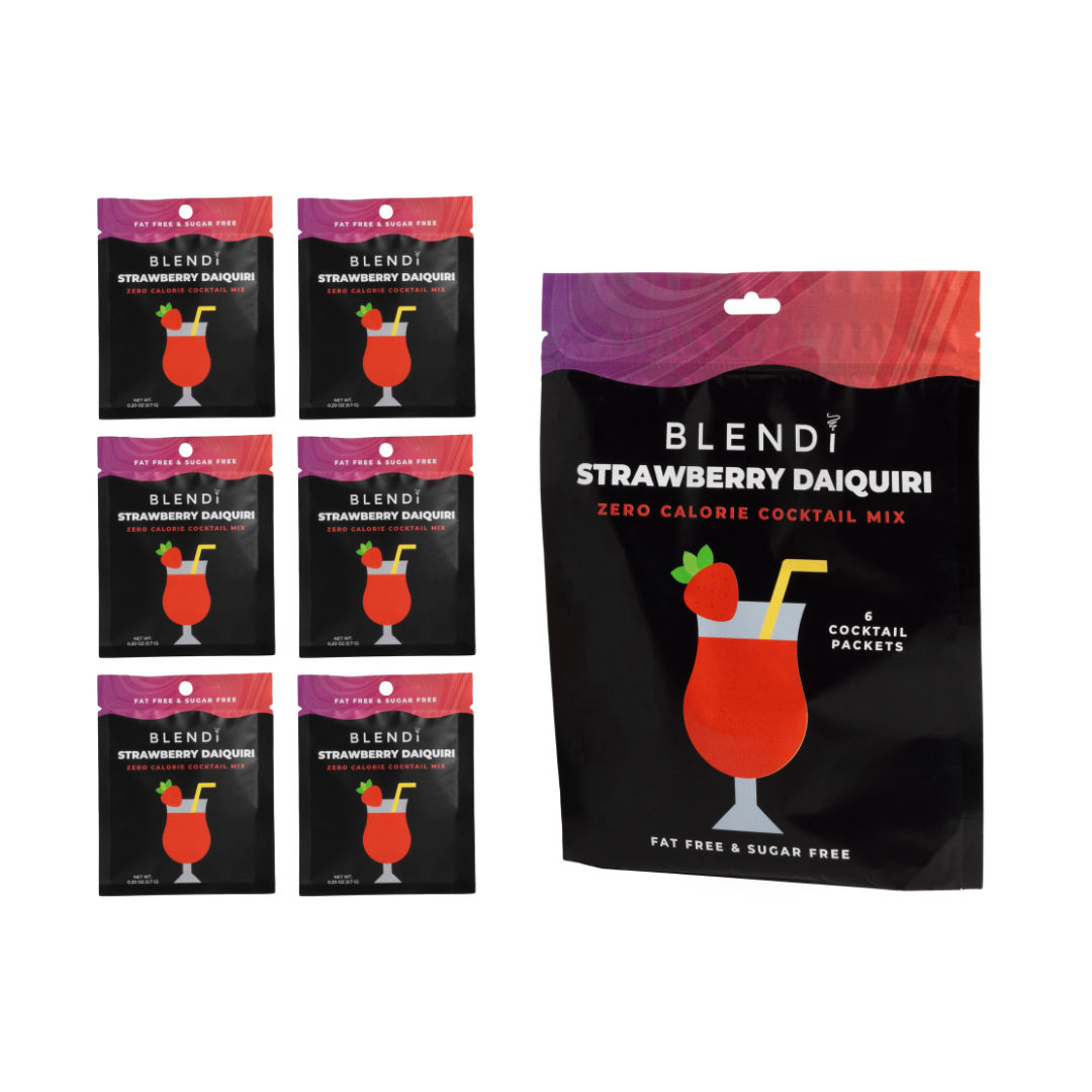Skinny Mocktail Mixers – Zero Calorie Guilt-Free Drink Mix (6 Count)