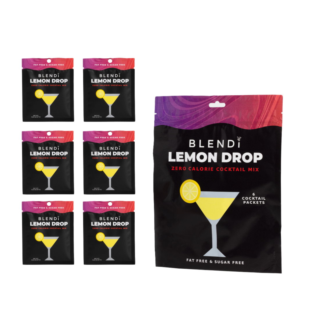 Skinny Mocktail Mixers – Zero Calorie Guilt-Free Drink Mix (6 Count)