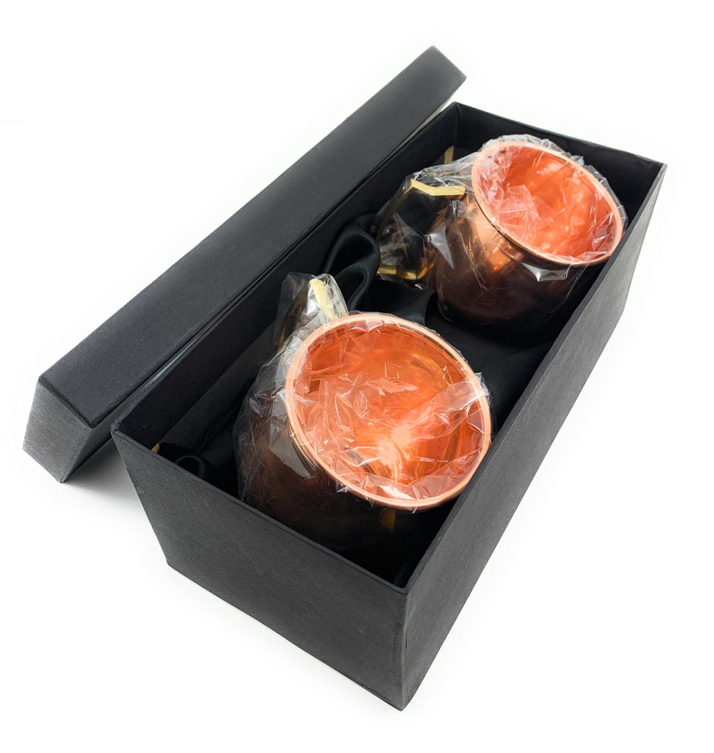 Handcrafted Hammered Copper Moscow Mule Mugs - Set of 4