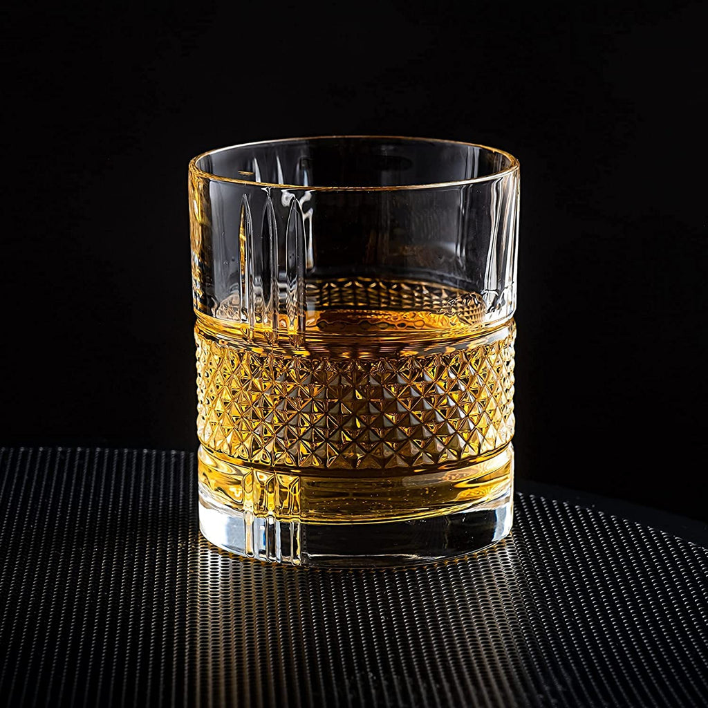 The Connoisseur's Set – Reserve Crystal Whiskey Glass with Whiskey Rocks
