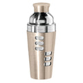 Dial-A-Drink 23oz Cocktail Shaker - 8 Built-In Recipes, Stainless Steel with Strainer