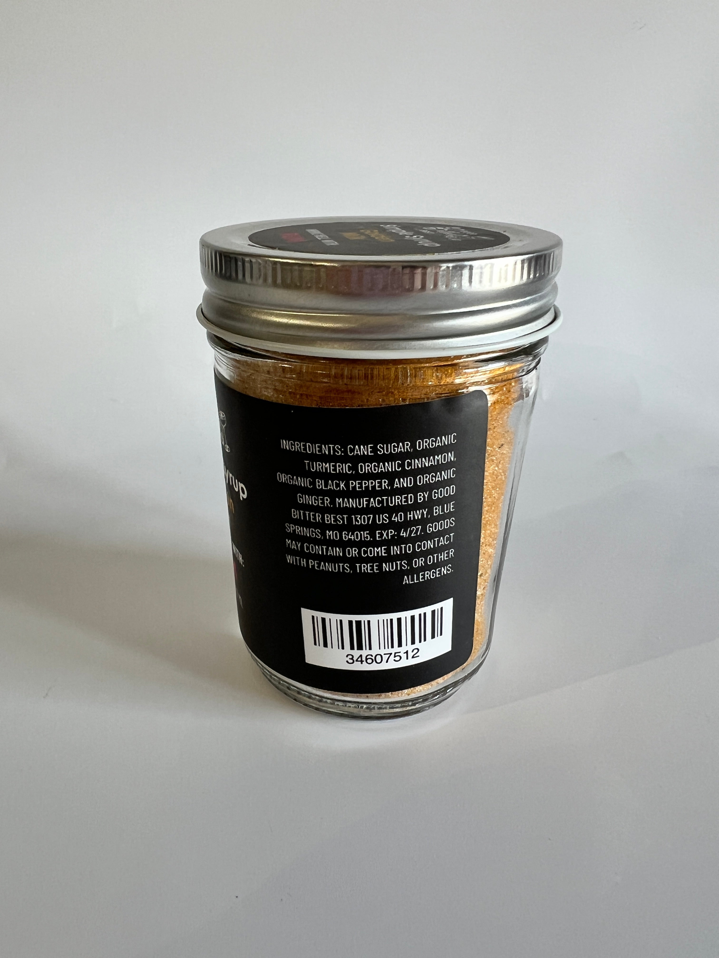 Golden Milk Blend Simple Syrup Mix — Warming Spice Cocktail Sweetener