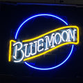 Blue Moon Beer Neon Sign