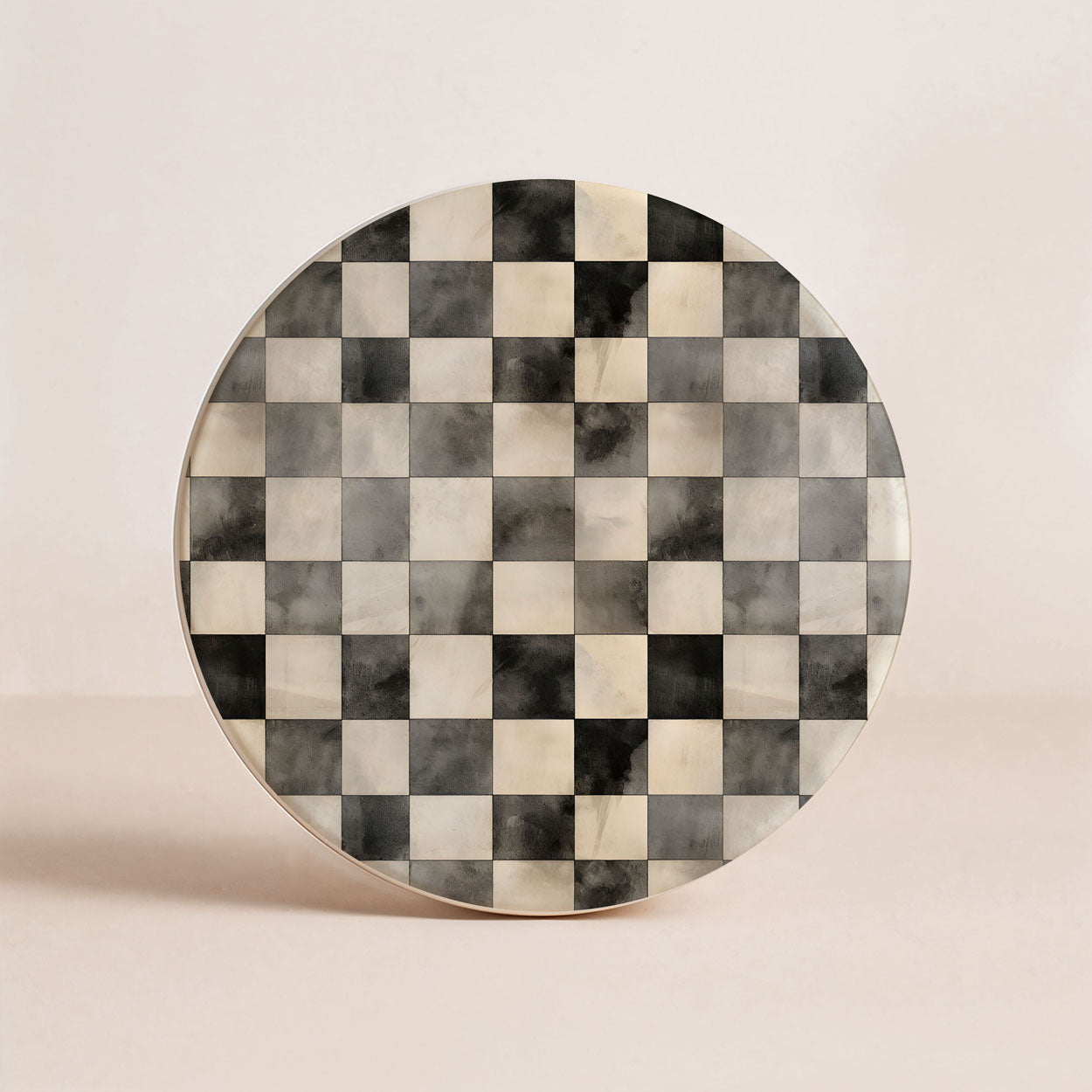 Courtly Check Ceramic Coasters - 6 Styles | Single or Full Set of 6