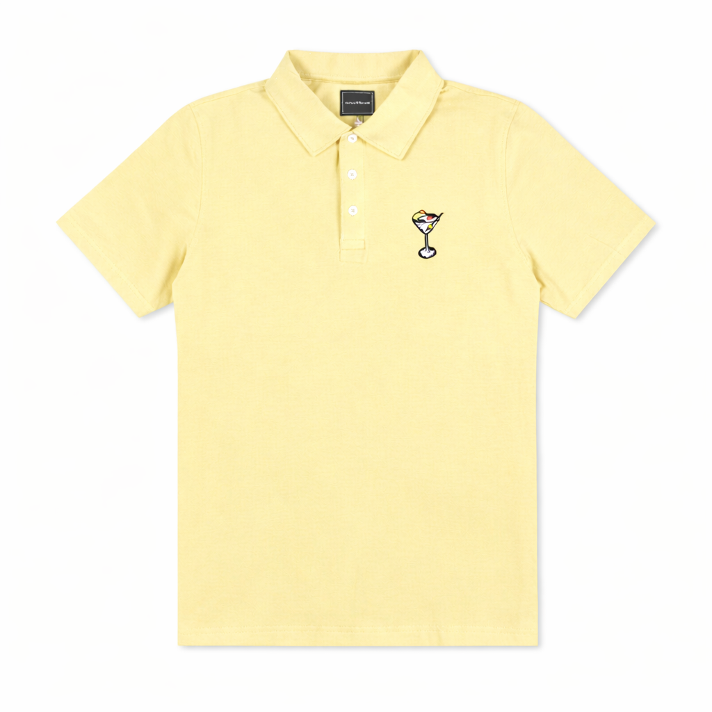 The Yacht Polo — Yellow Pear | Limited Edition | Marinas & Martinis