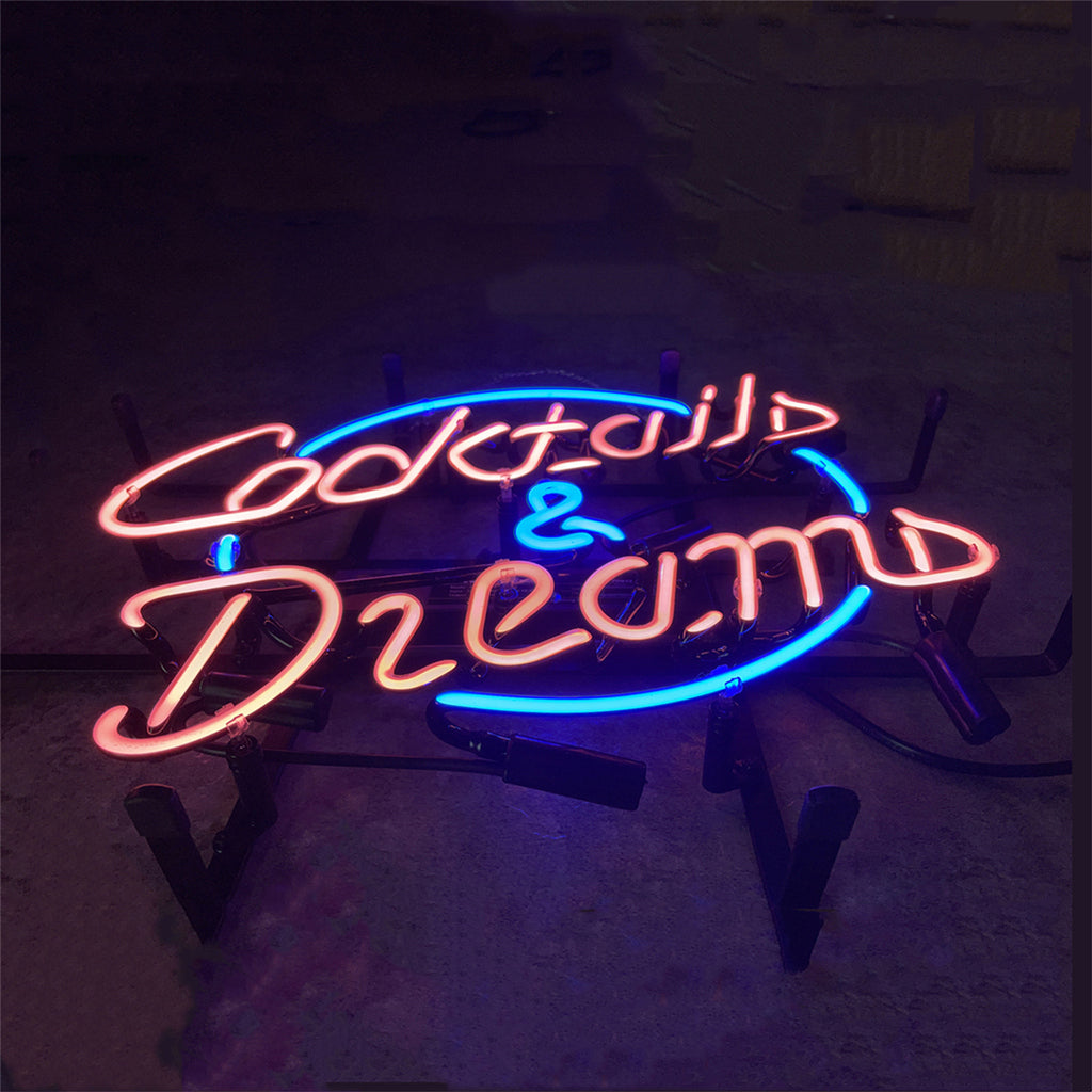 Cocktails & Dreams Neon Sign