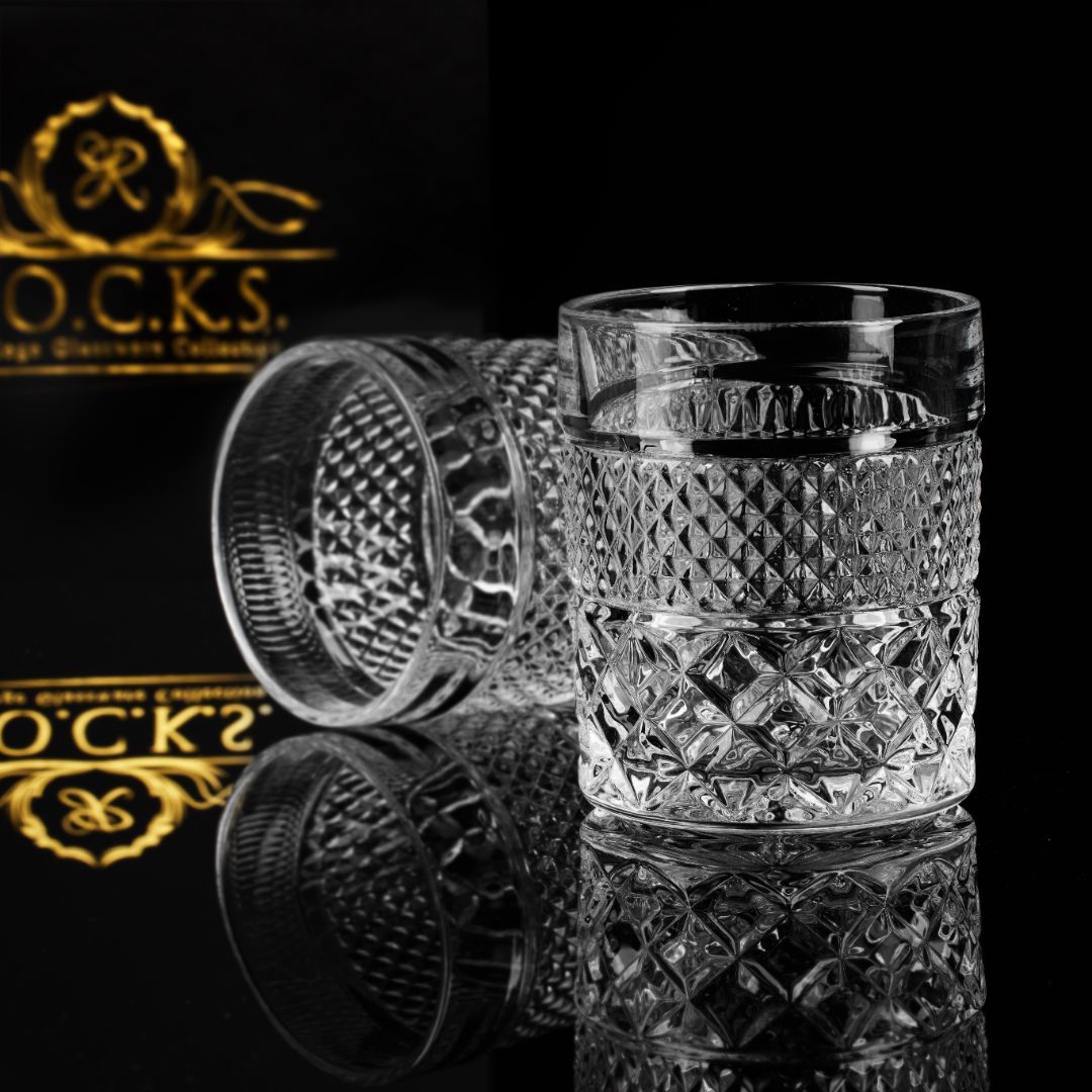 Admiral Whiskey Glasses – Set of 4 | The Privilege Collection Crystal Glassware