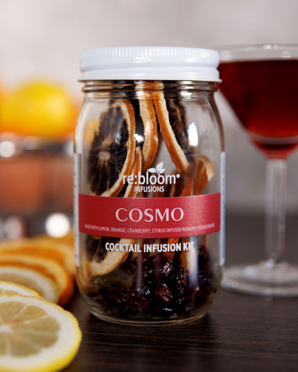Cosmo Cocktail Infusion Kit – Handcrafted Cranberry Citrus Infusion