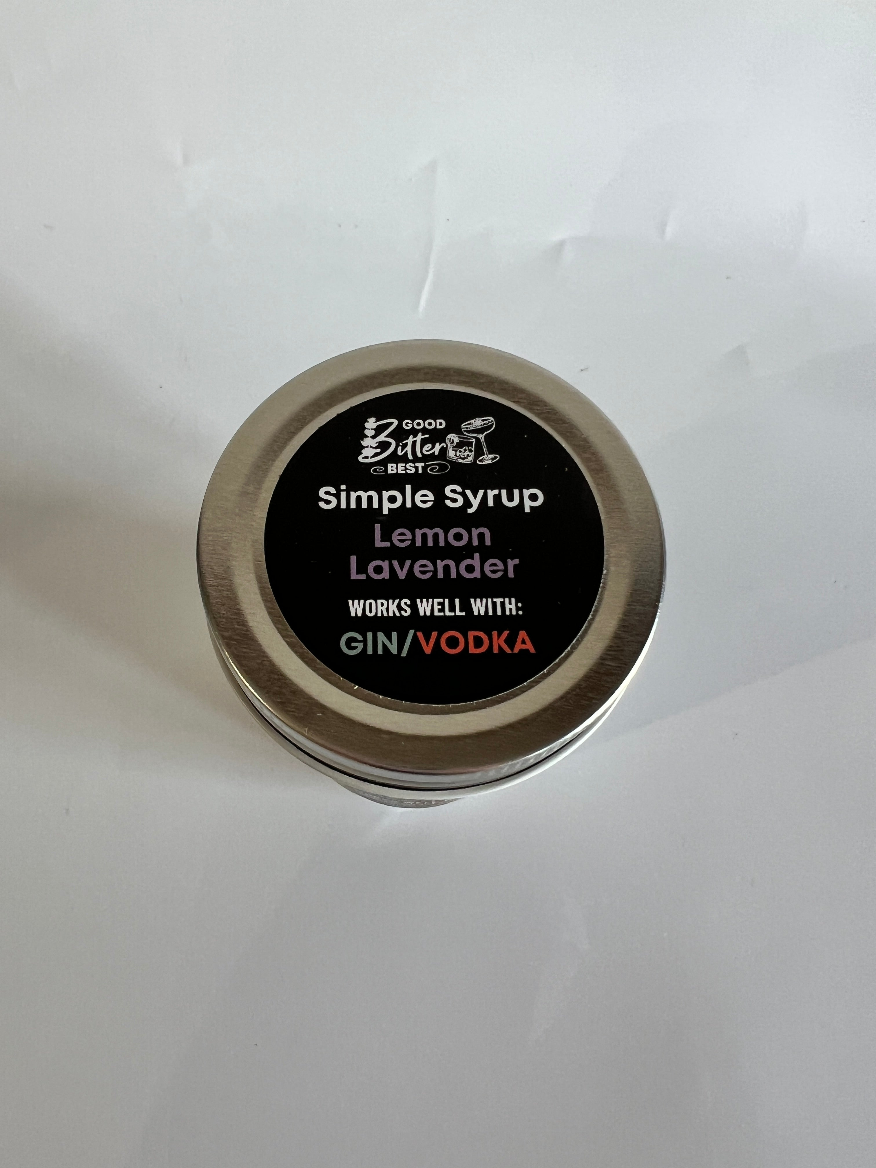 Lemon Lavender Simple Syrup Mix — Gourmet Cocktail Sweetener