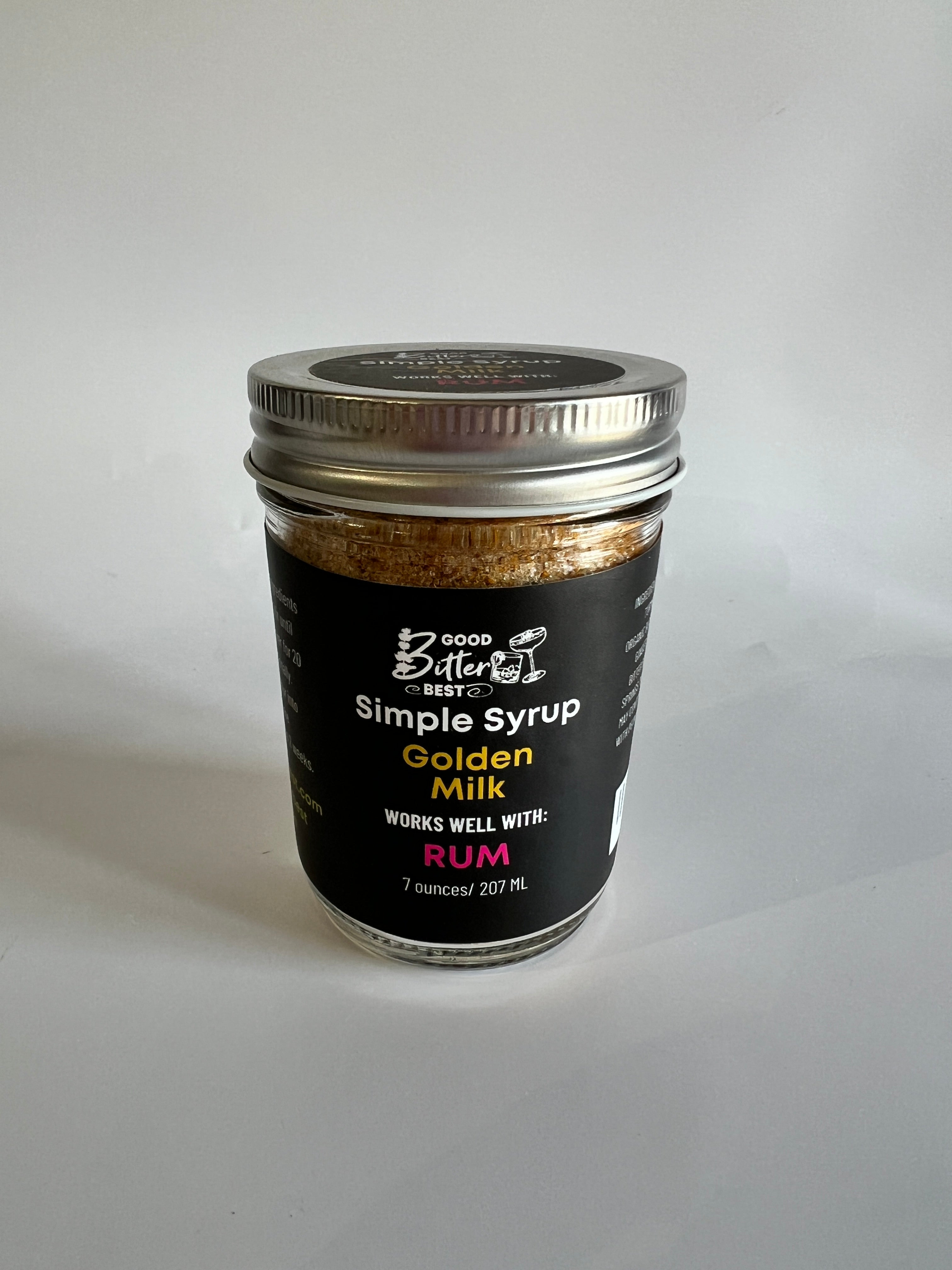 Golden Milk Blend Simple Syrup Mix — Warming Spice Cocktail Sweetener