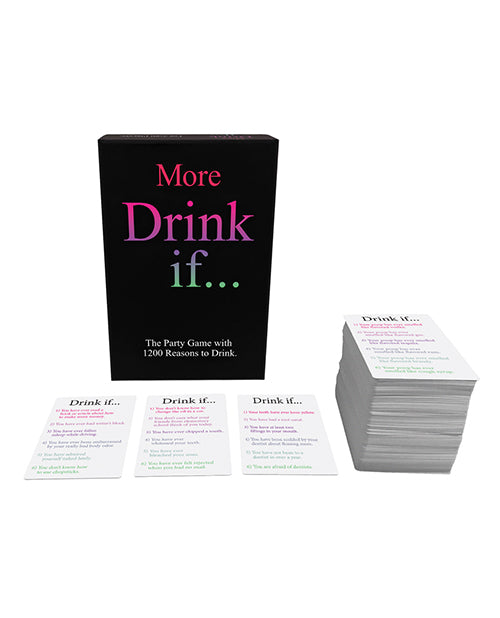 More Drink If... - Party Drinking Card Game (Vol. 2)