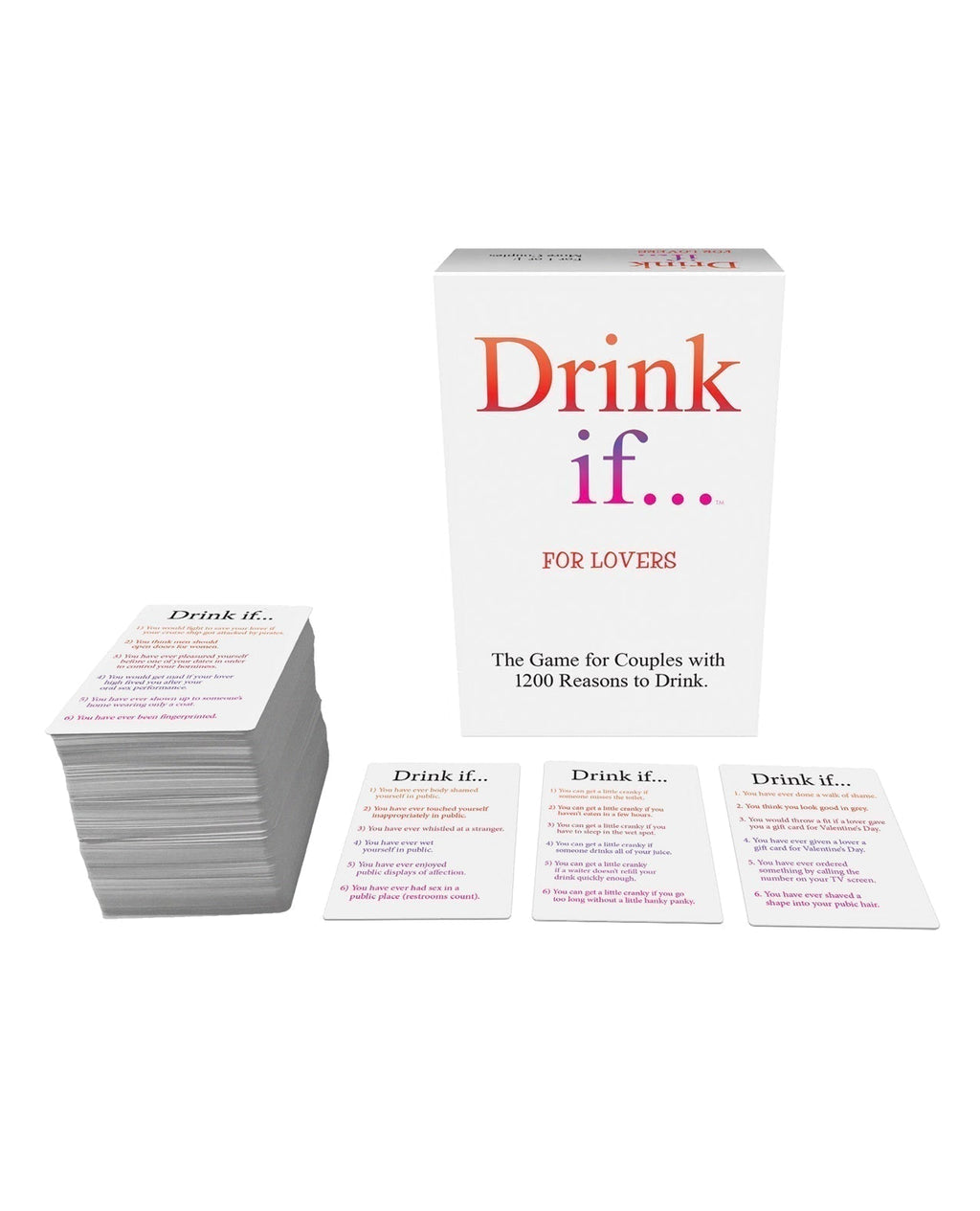 Drink If... For Lovers - Adult Couples Drinking Card Game