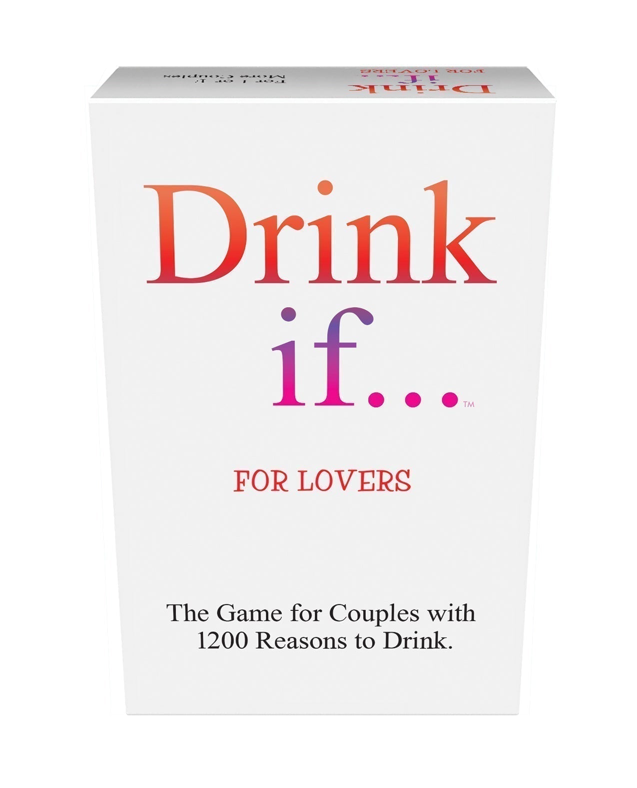 Drink If... For Lovers - Adult Couples Drinking Card Game