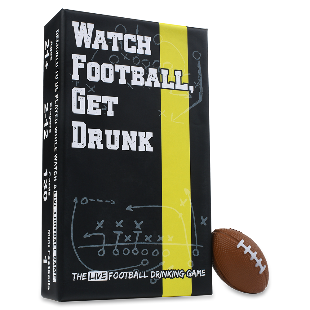 Watch Football, Get Drunk - The Live Football Drinking Game | 130 Cards