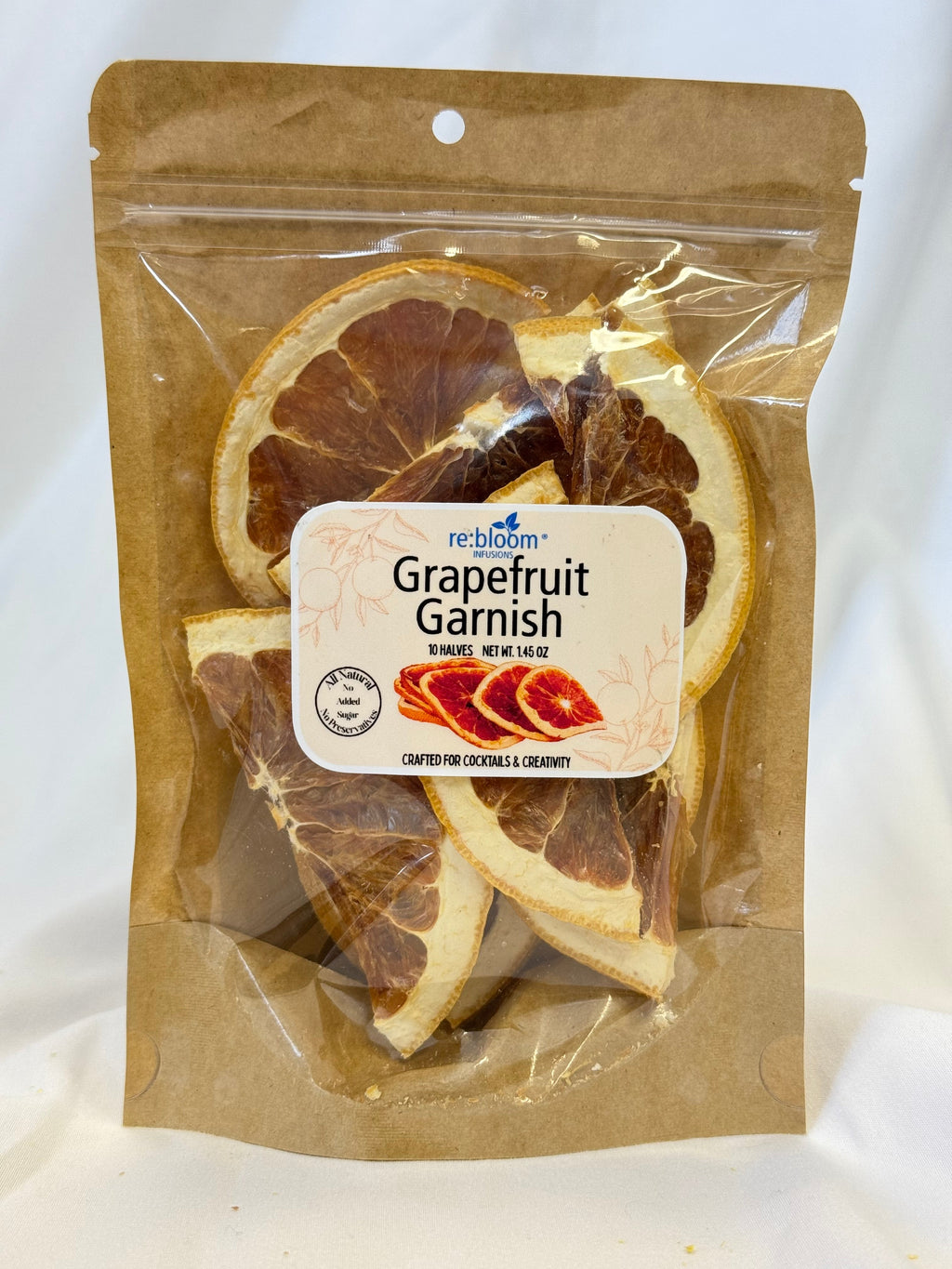 Dried Grapefruit Wheel Cocktail Garnish – All-Natural Citrus Garnish