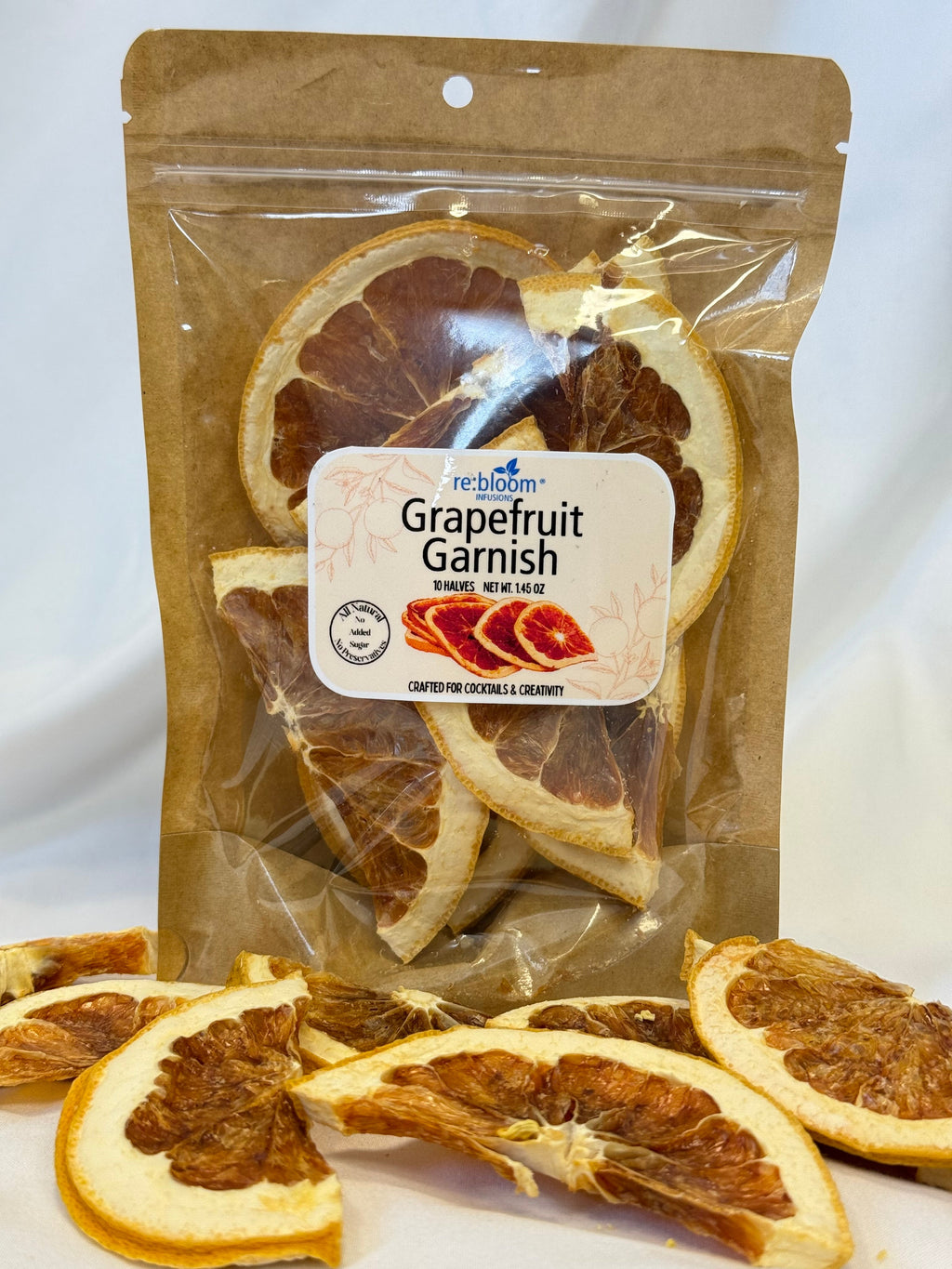 Dried Grapefruit Wheel Cocktail Garnish – All-Natural Citrus Garnish