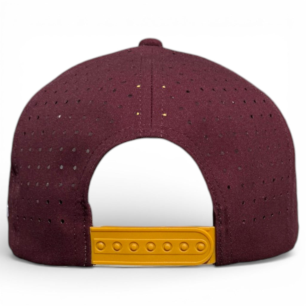 Cold One Golf Hat with Magnetic Ball Marker — Snapback Cap