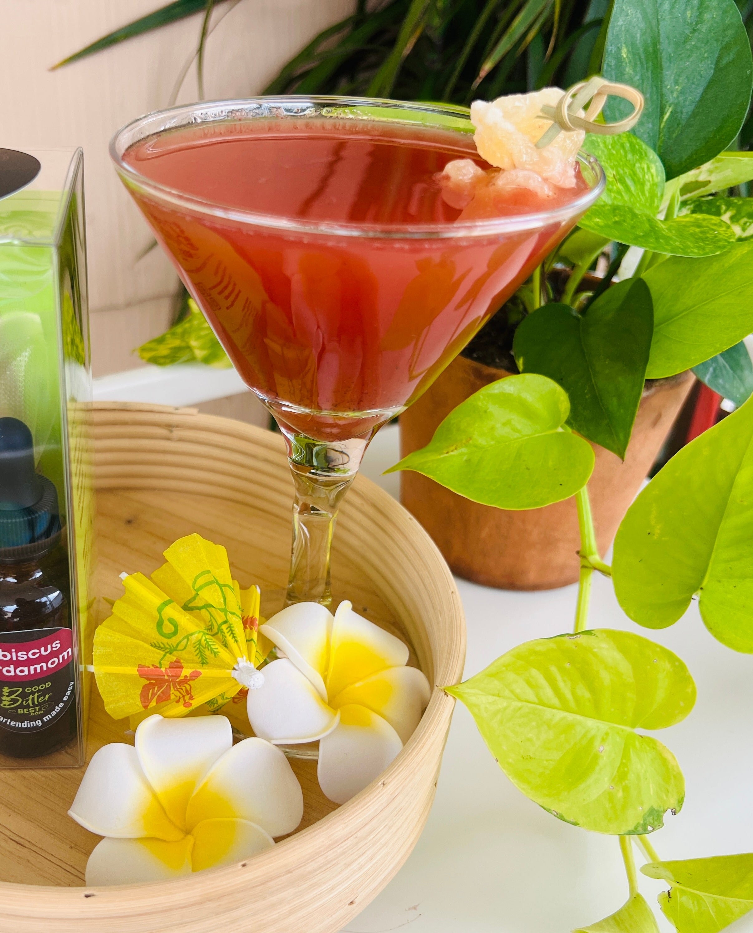 Hibiscus Citrus Simple Syrup Mix — Gourmet Cocktail Sweetener