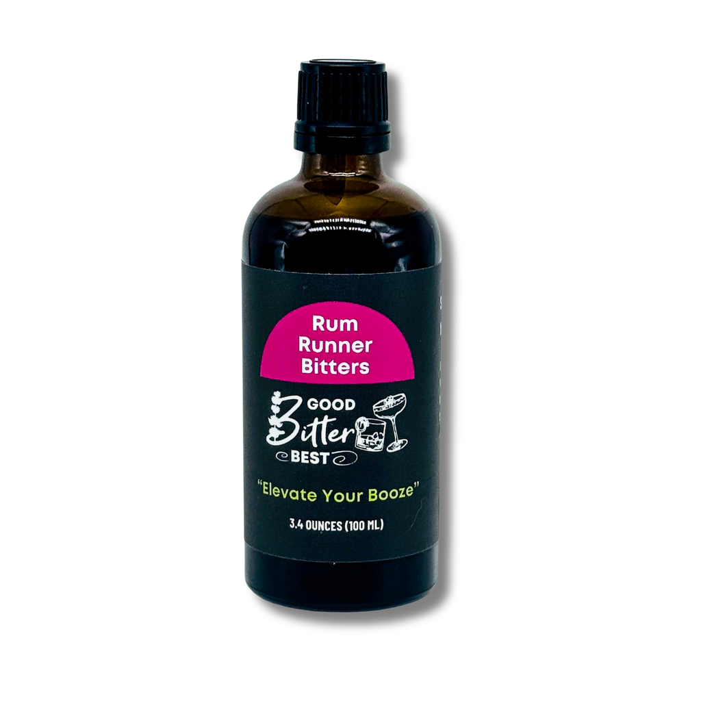 Rum Runner Tiki Bitters - Cardamom, Clove, Allspice & Hibiscus | 2 Sizes