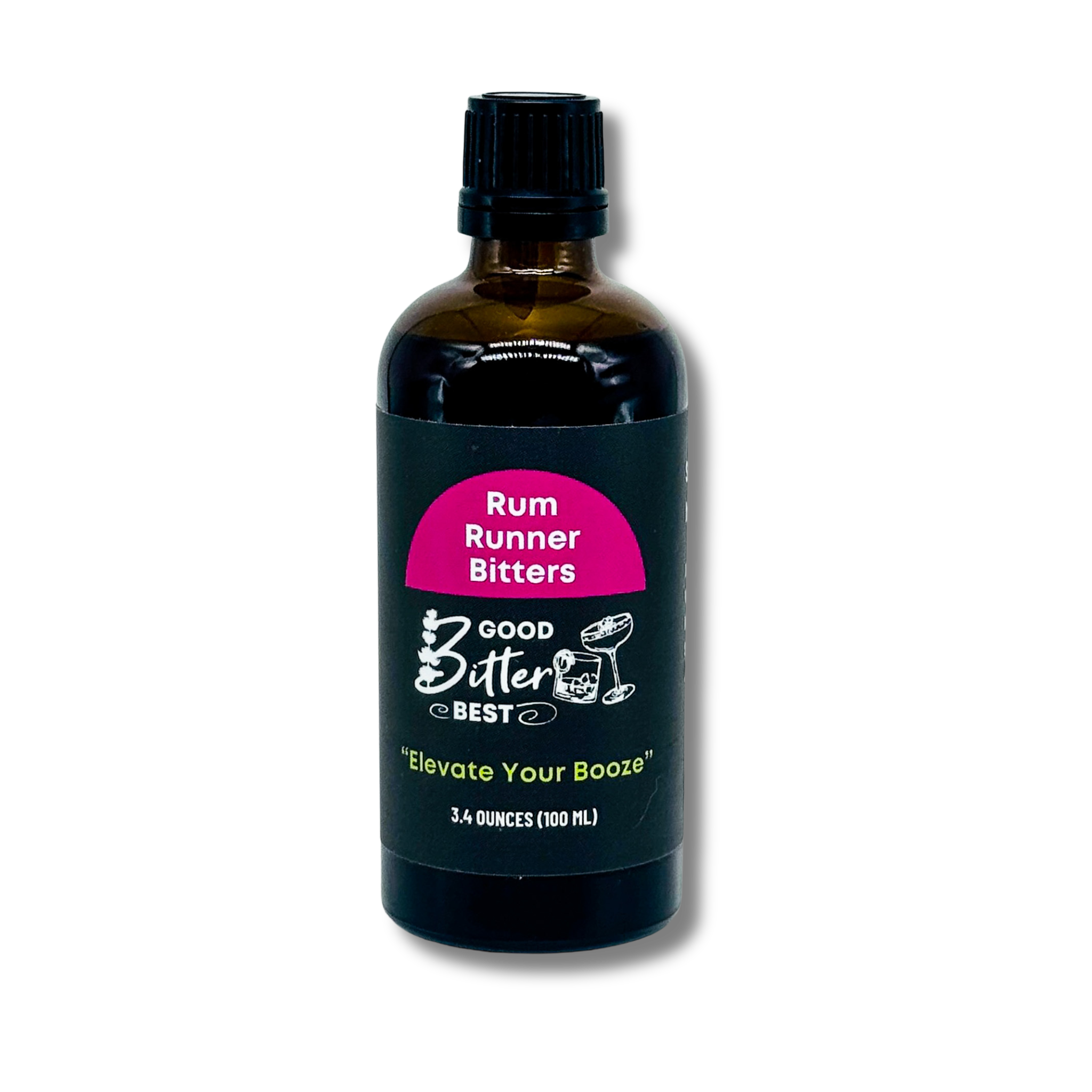 Rum Runner Tiki Bitters - Cardamom, Clove, Allspice & Hibiscus | 2 Sizes