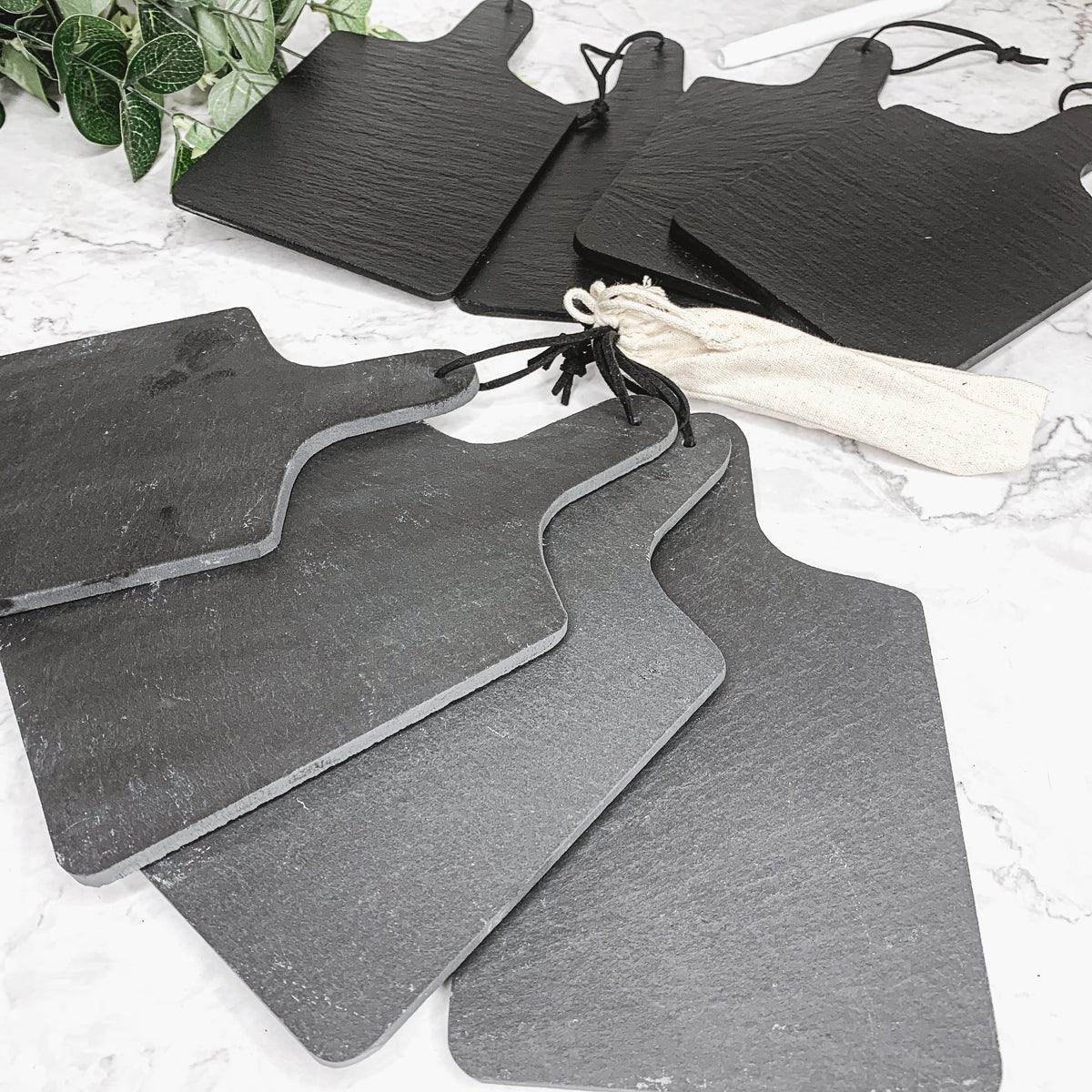 Slate Paddle Boards - Natural Upstate NY Slate | Single or 4-Pack with Chalk Marker