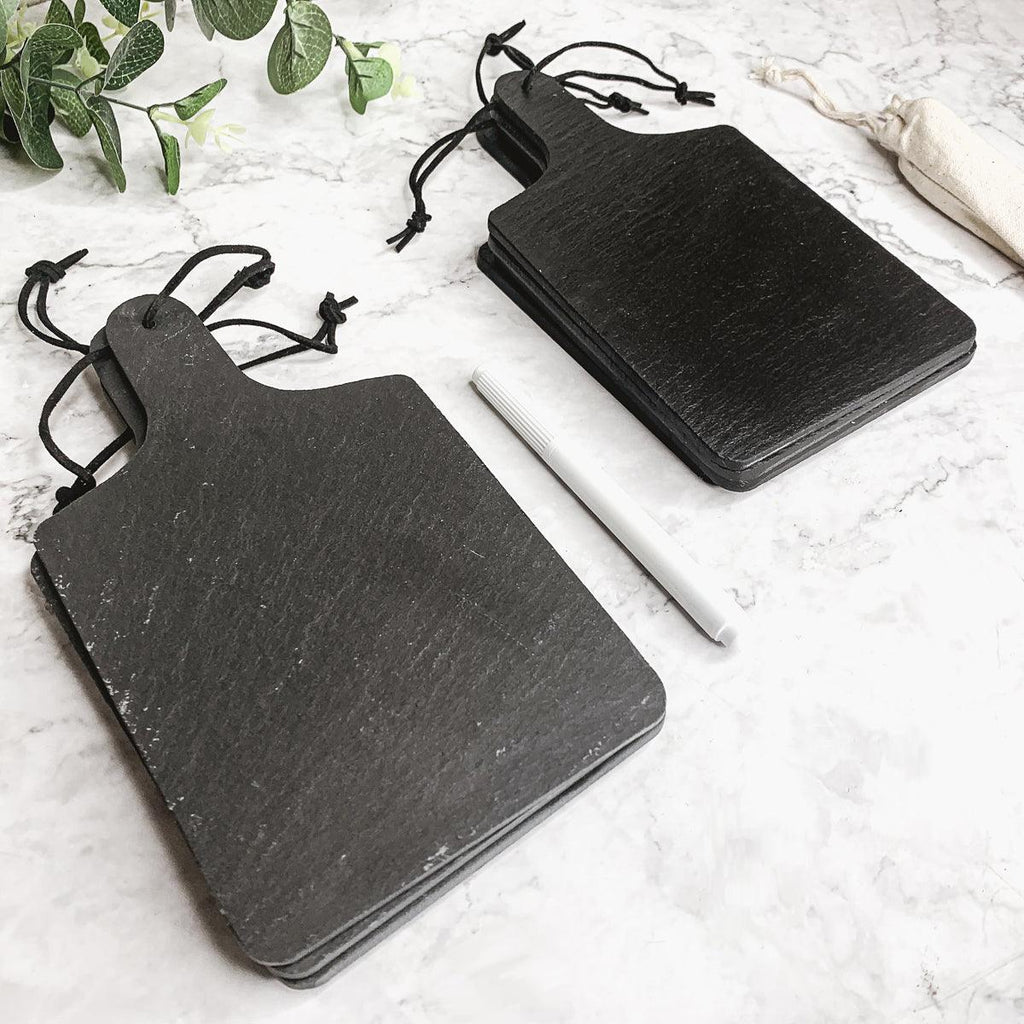 Slate Paddle Boards - Natural Upstate NY Slate | Single or 4-Pack with Chalk Marker