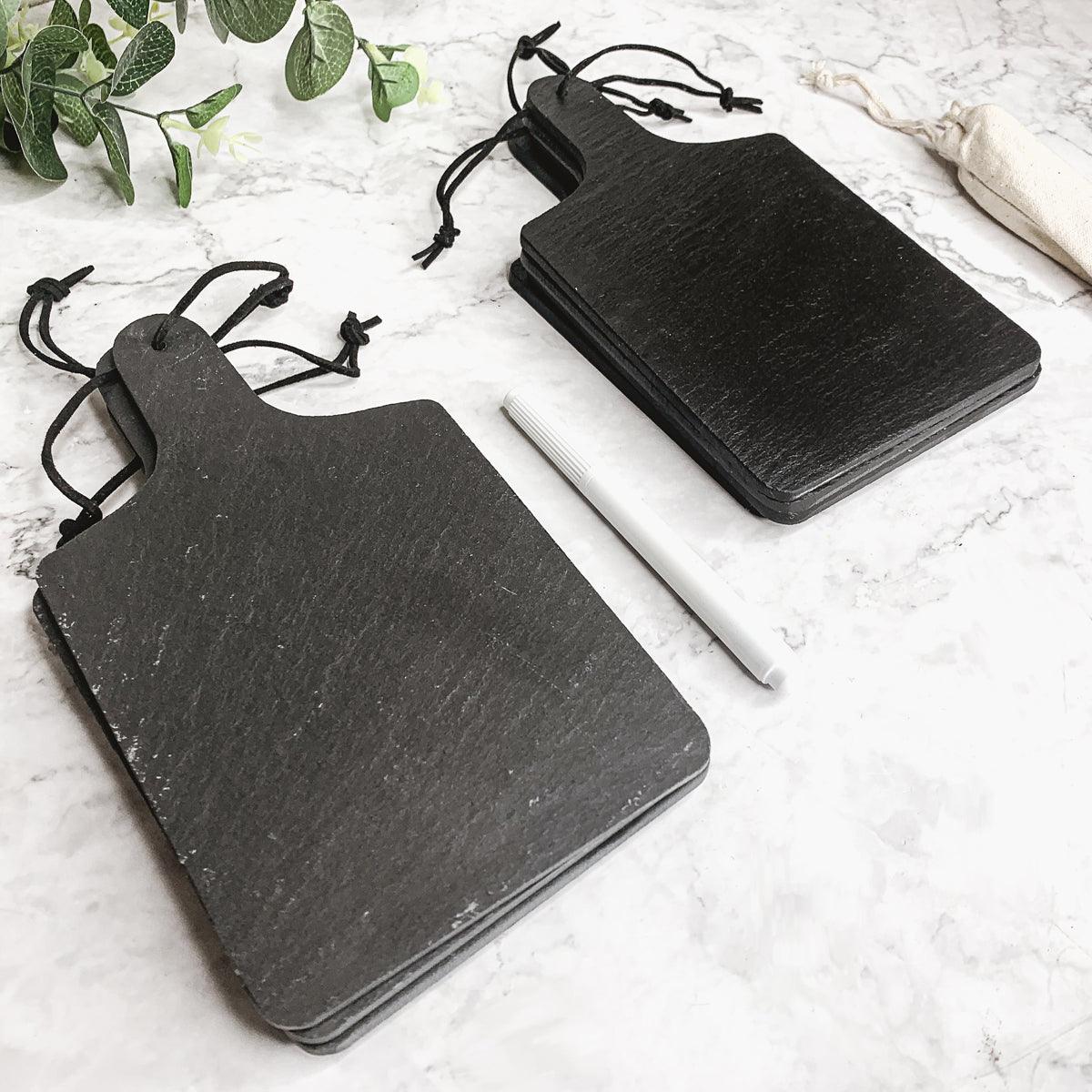 Slate Paddle Boards - Natural Upstate NY Slate | Single or 4-Pack with Chalk Marker