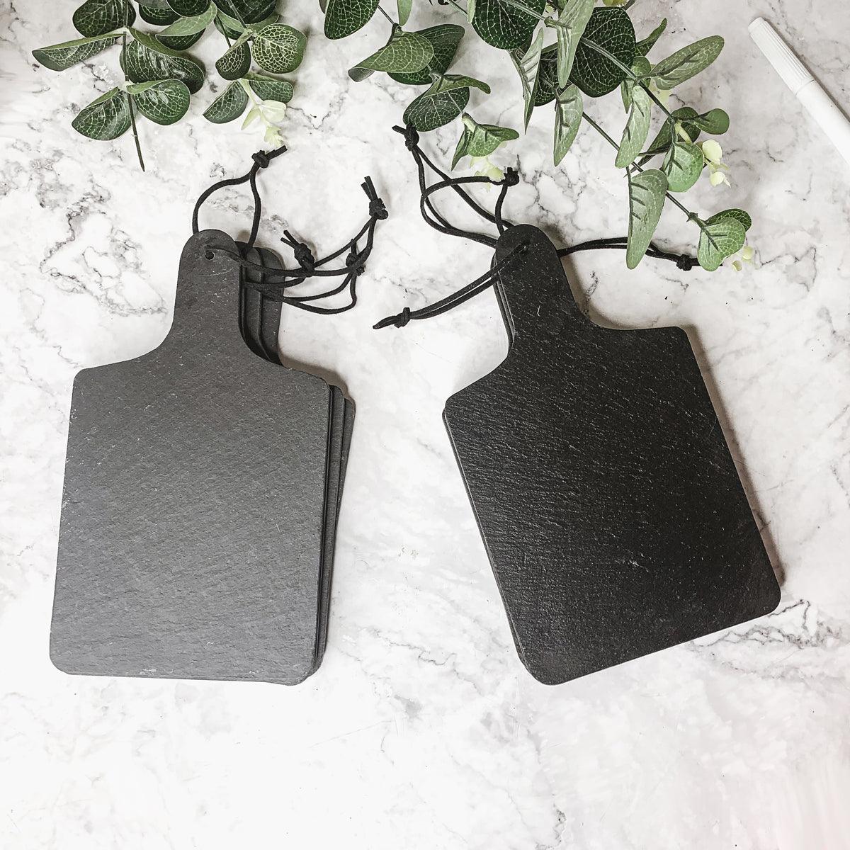 Slate Paddle Boards - Natural Upstate NY Slate | Single or 4-Pack with Chalk Marker