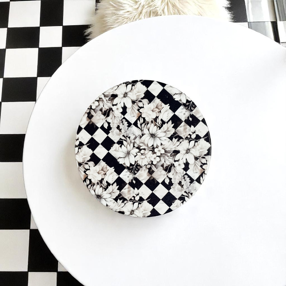Courtly Check Ceramic Coasters - 6 Styles | Single or Full Set of 6