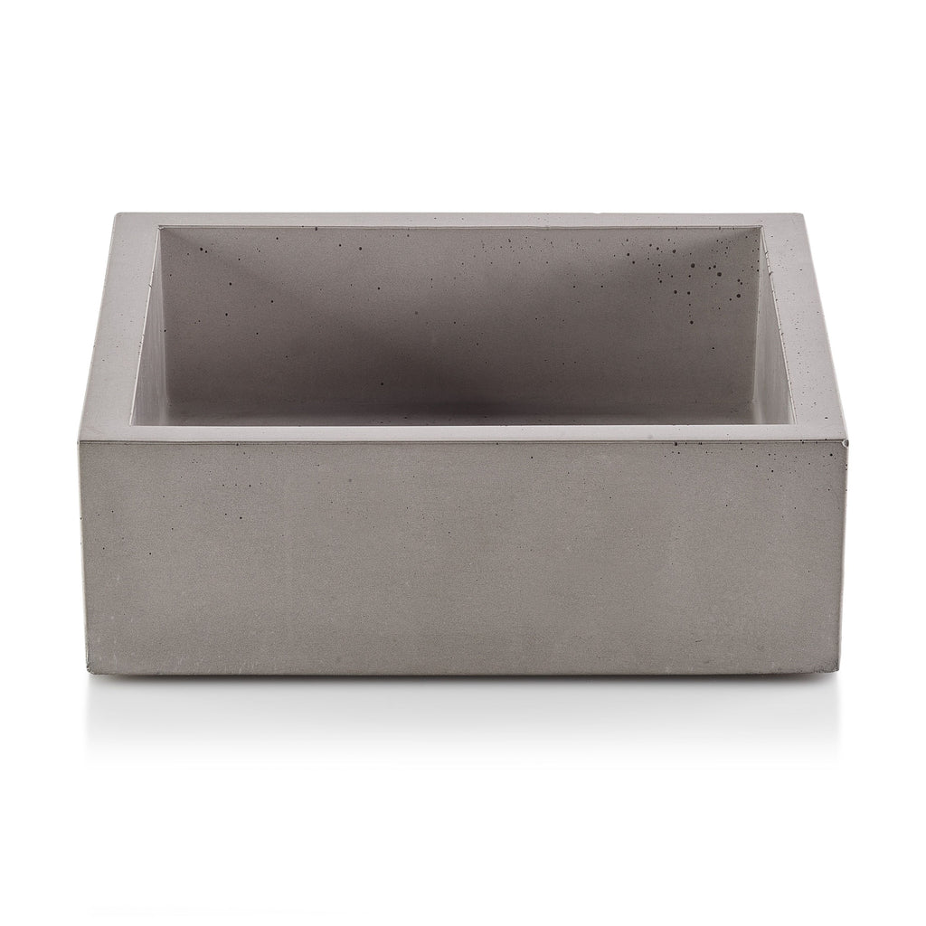 Concrete Cocktail Napkin Bin – Gray Bar Napkin Holder