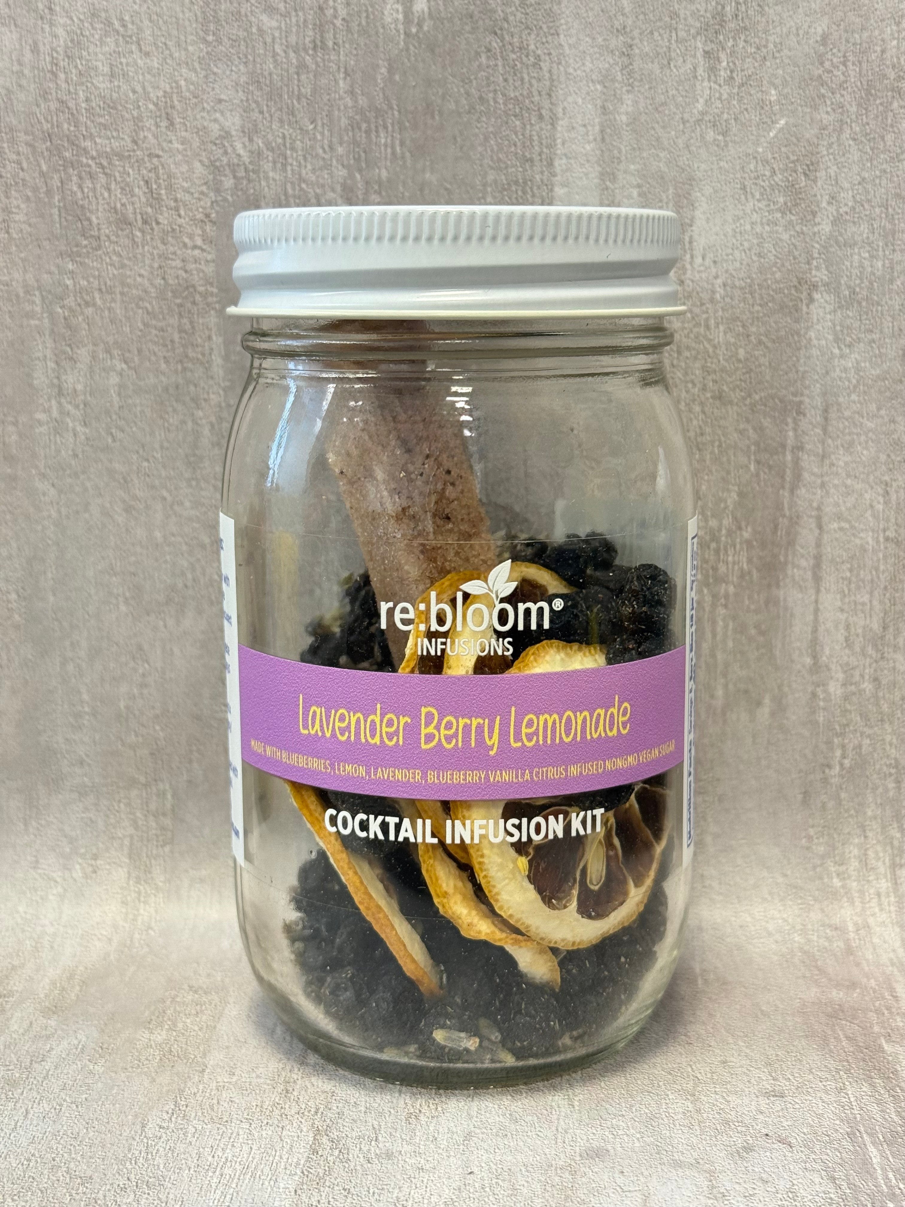 Lavender Berry Lemonade Cocktail Infusion Kit – Floral Fruit Infusion